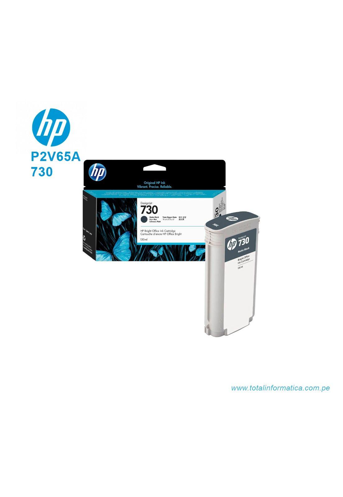 Cartucho de Tinta HP 730 DesignJet P2V65A 130 ml Negro Mate-2