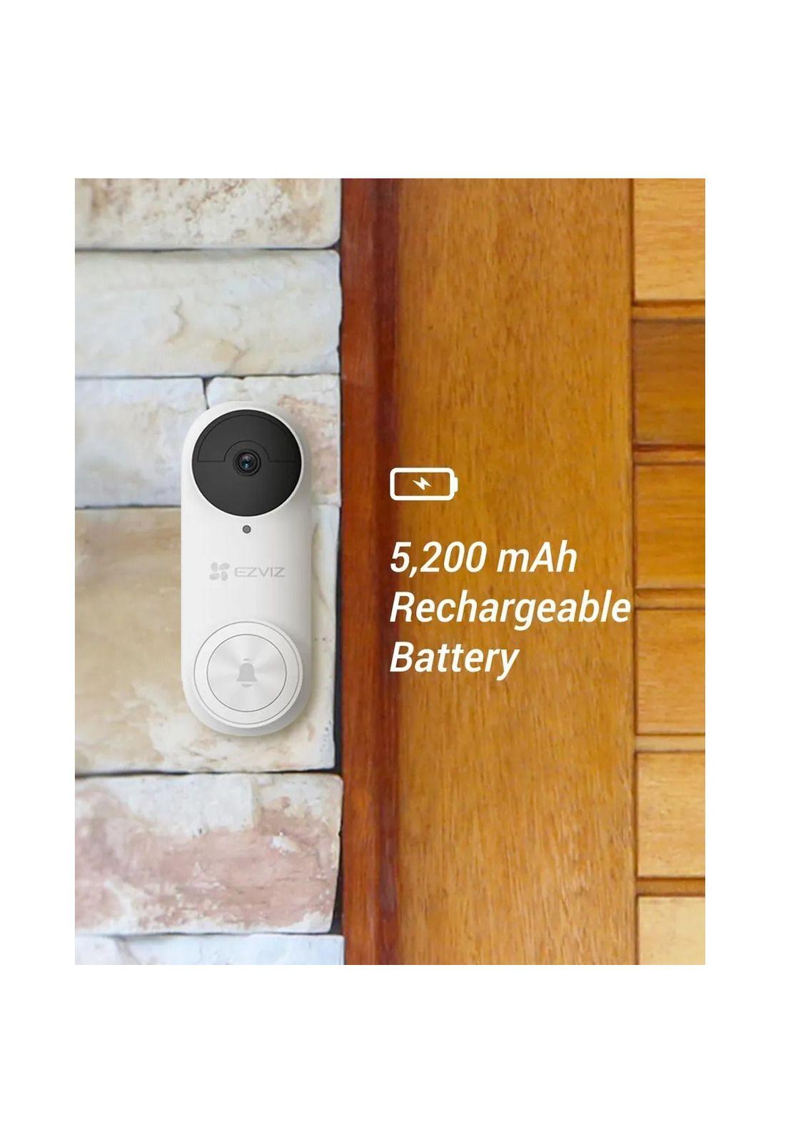 Kit Video Timbre Ezviz Db2 2k 3mp Sin Cables Wifi + Campana-1