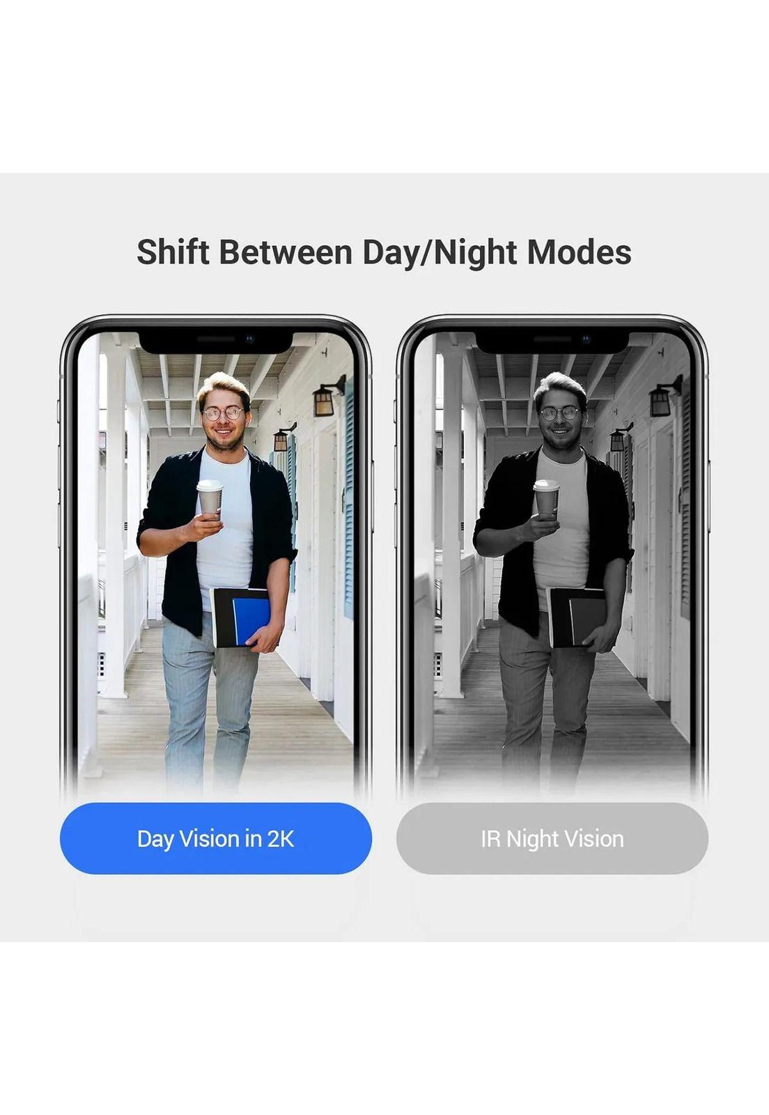 Kit Video Timbre Ezviz Db2 2k 3mp Sin Cables Wifi + Campana-4