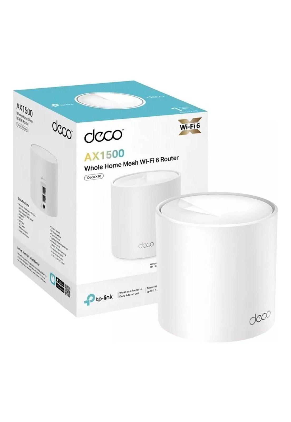 Sistema Wi-Fi 6 TP-Link AX1500 Home Mesh Deco X10(1-pack)-0