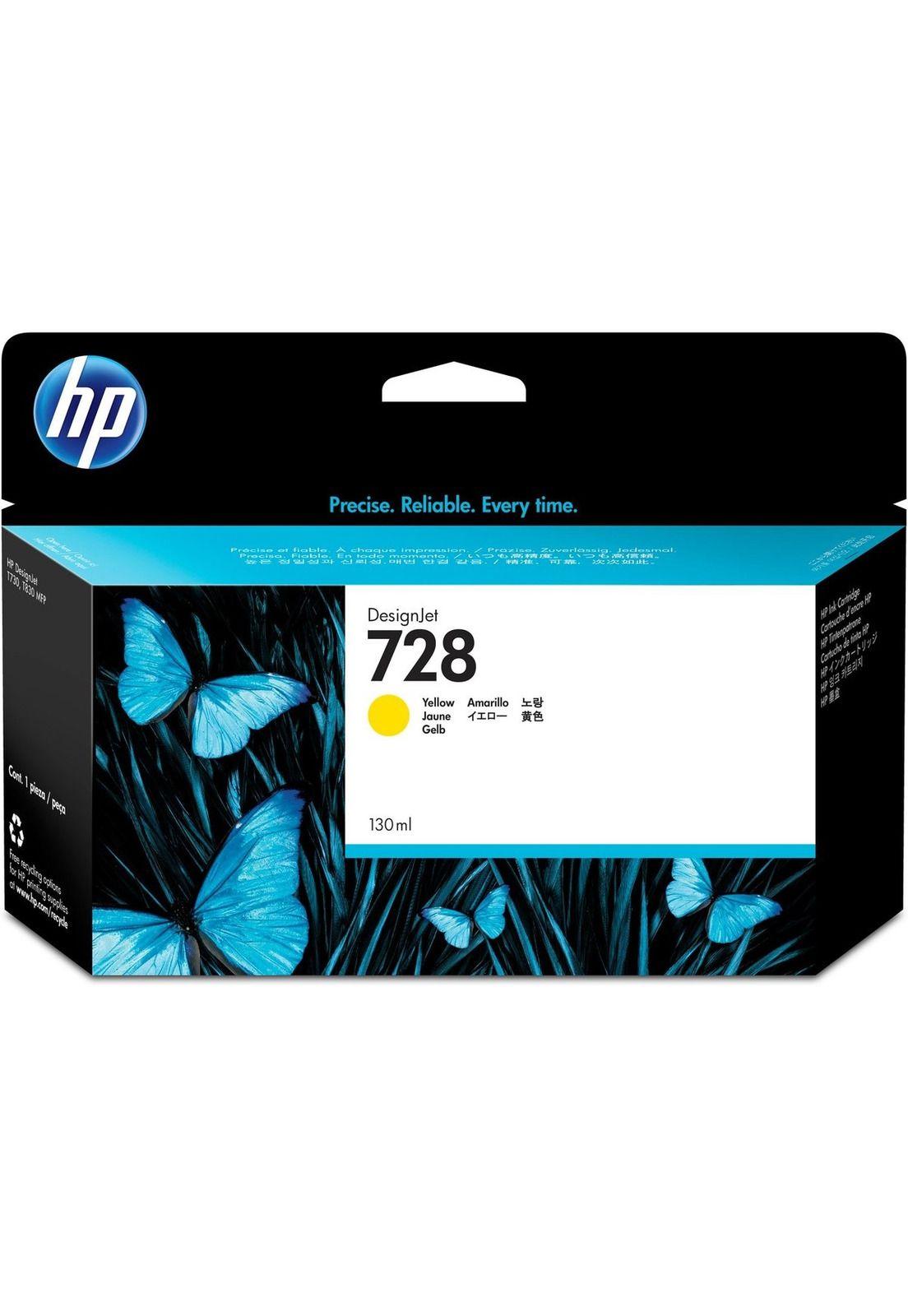 Cartucho de Tinta DesignJet HP 728 F9J65A de 130 ml Amarillo-0
