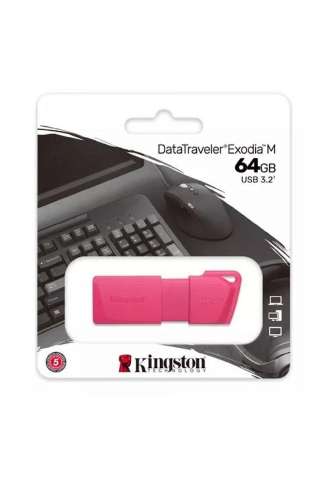 Pendrive Kingston DataTraveler Exodia M 64GB USB 3.2 Rosa-2