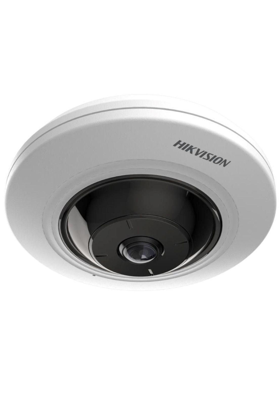 Cámara Hikvision AcuSense Fisheye Network 5mp PoE IR 8m-1