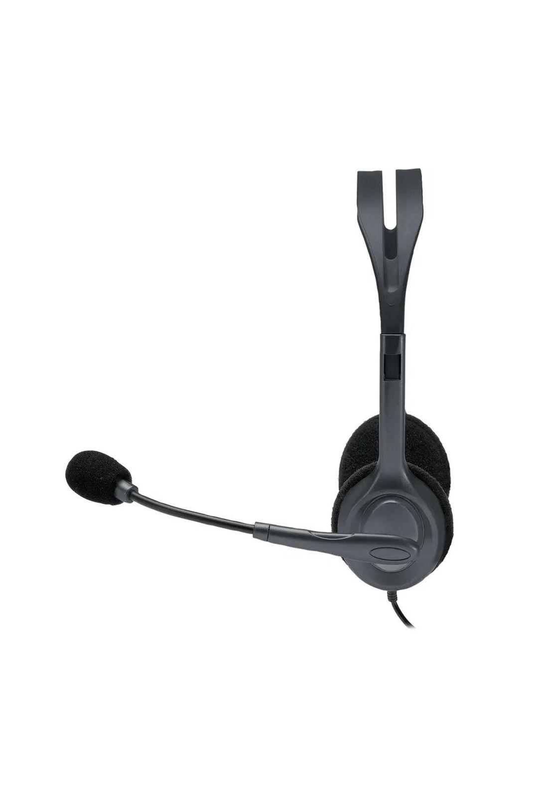 Audífonos Logitech H111 Micrófono  Jack 3.5 mm Gris-4