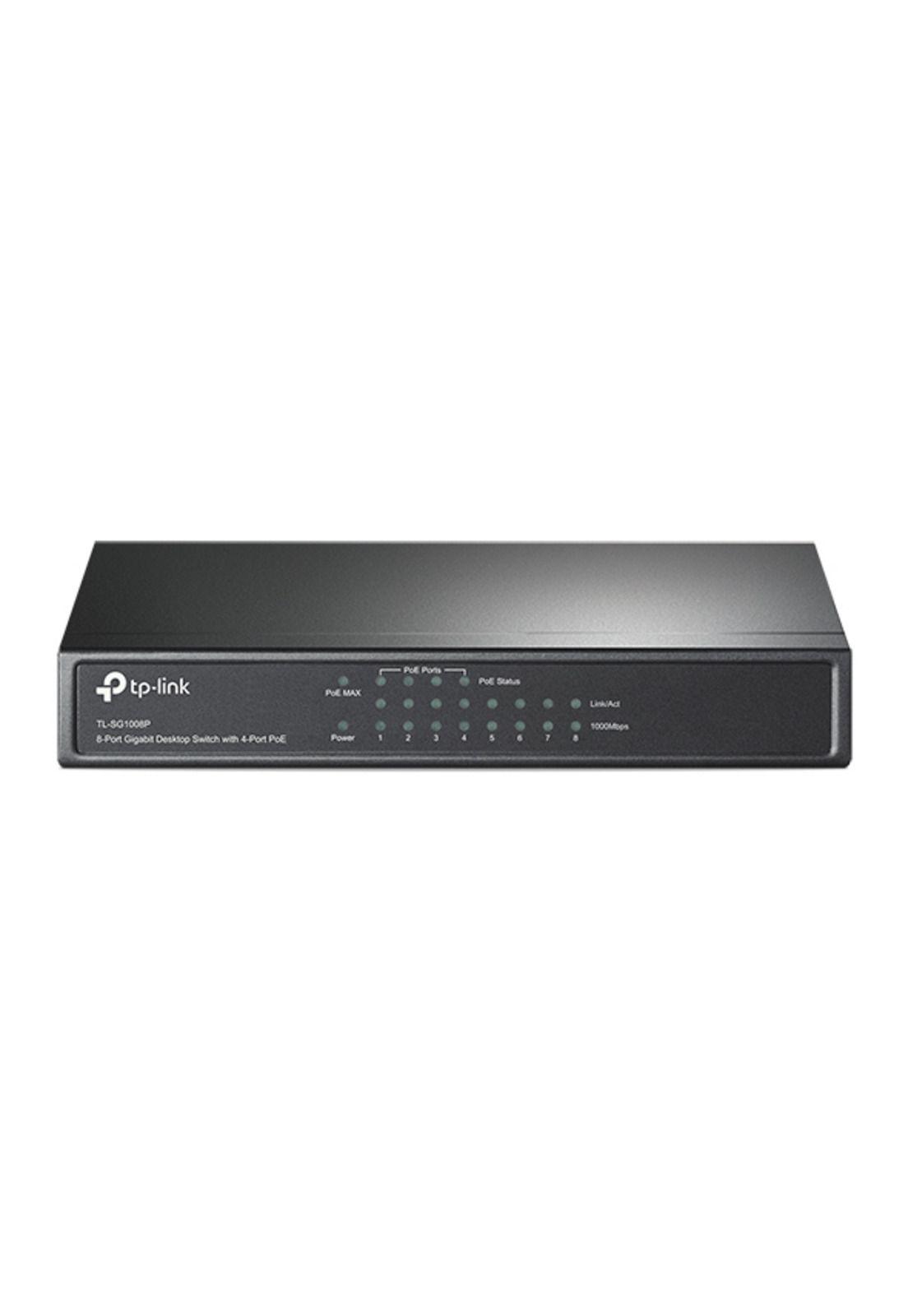 Switch TP-Link TL-SG1008P 8 puertos Gigabit 16 Gbps PoE 55W-1