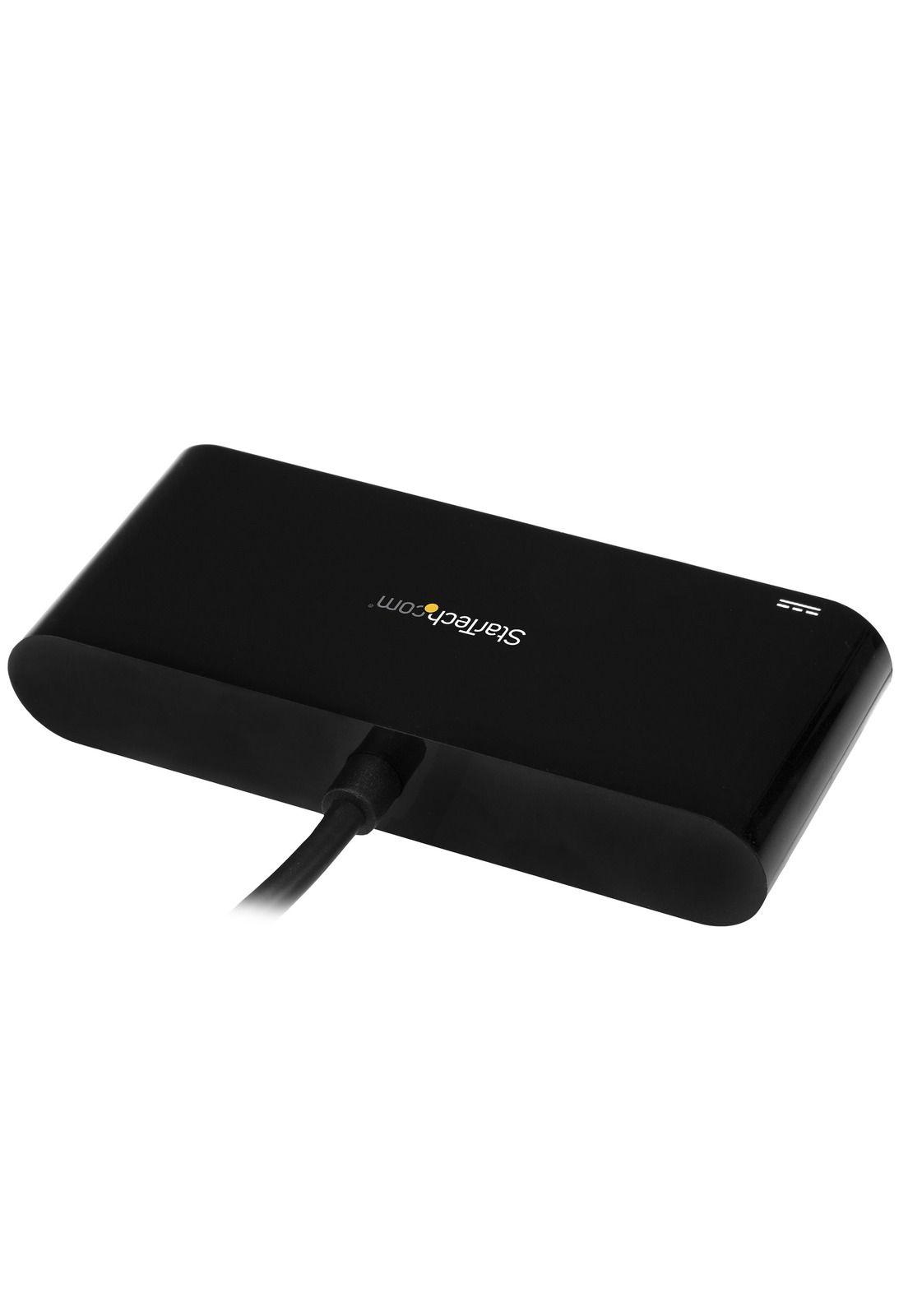 Adaptador USB-C de Red Hub USB 3.0 y PD Negro-1