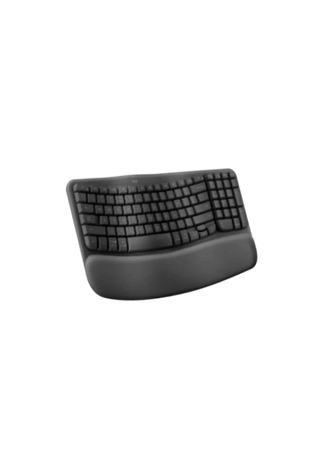 Teclado Logitech WAVE KEYS Ergonómico Inalámbrico Grafito-2