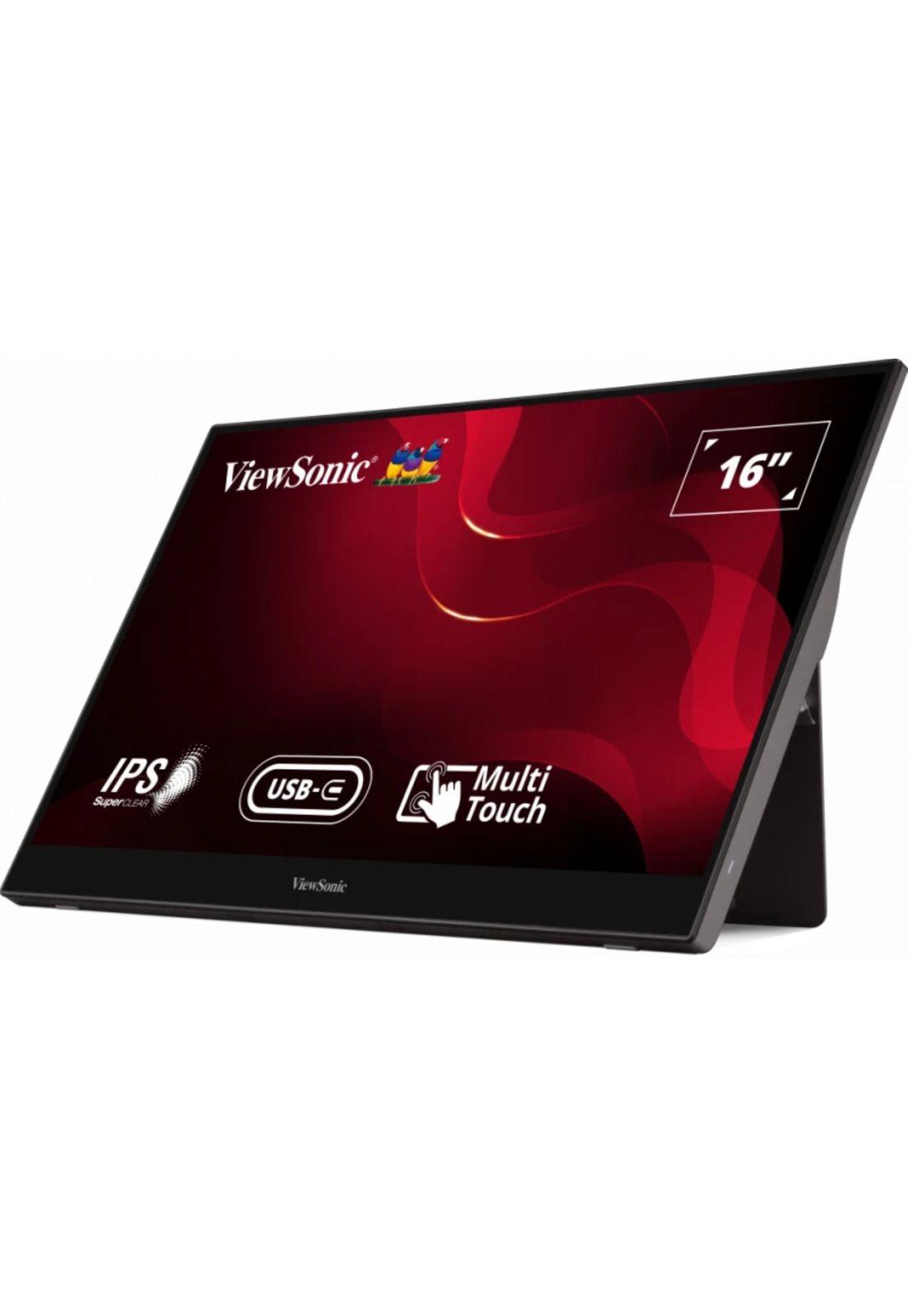 Monitor Portátil Viewsonic Multi-Touch USB-C 16" IPS 1080p-2