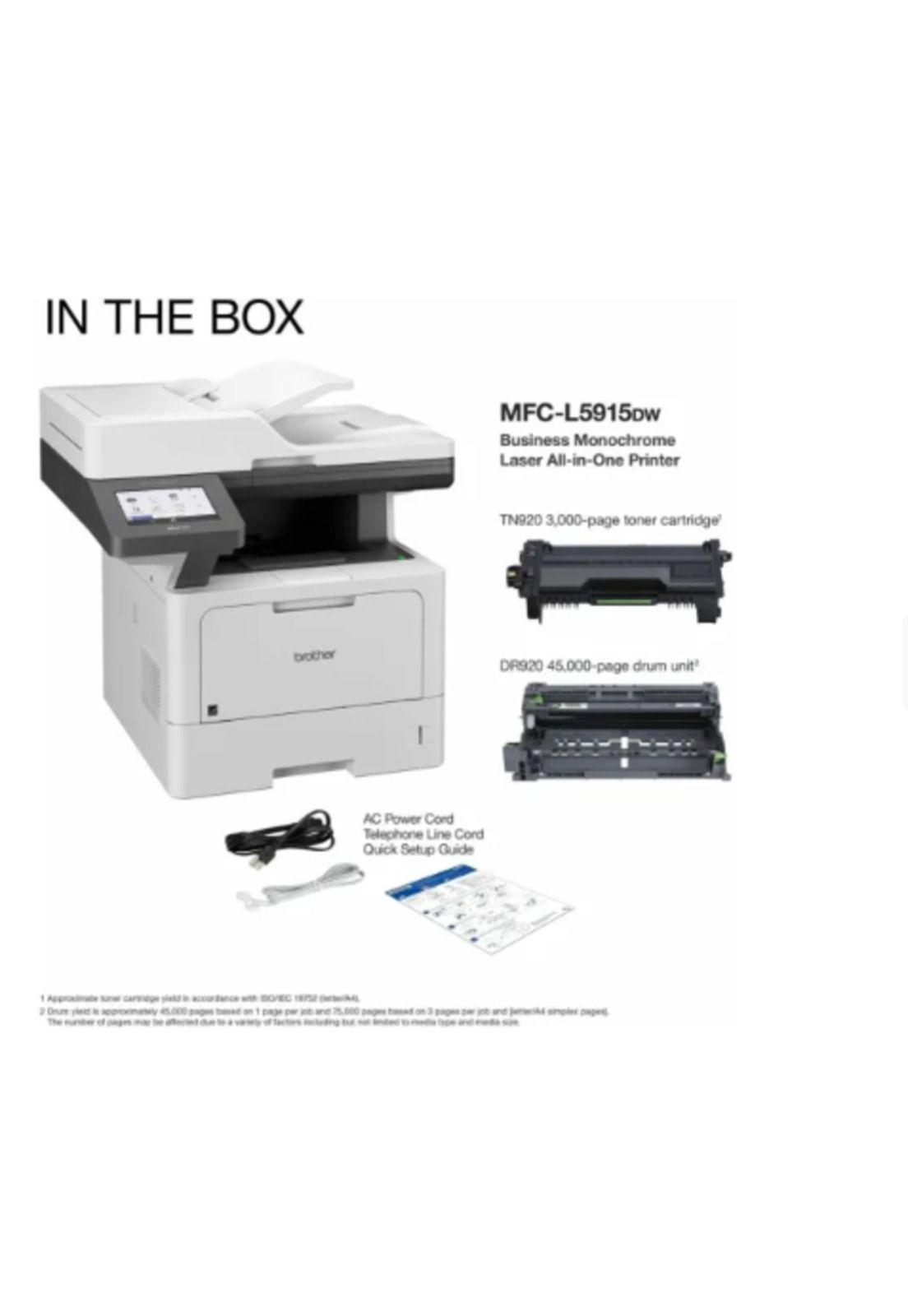 Impresora Wifi  Laser Multifuncional MFC-L5915DW - Brother-4