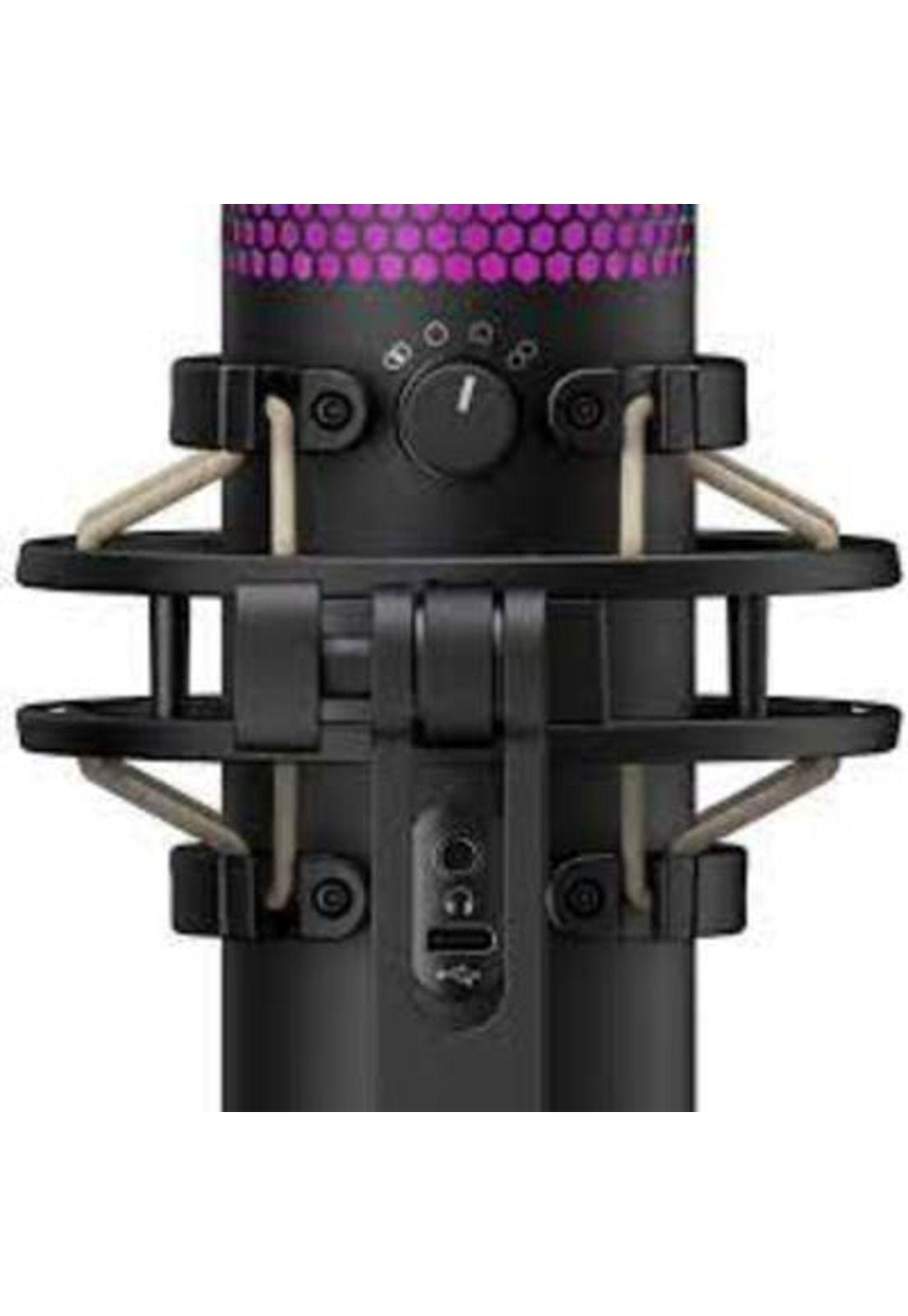 Micrófono HyperX QuadCast condensador multipatrón RGB Negro-2