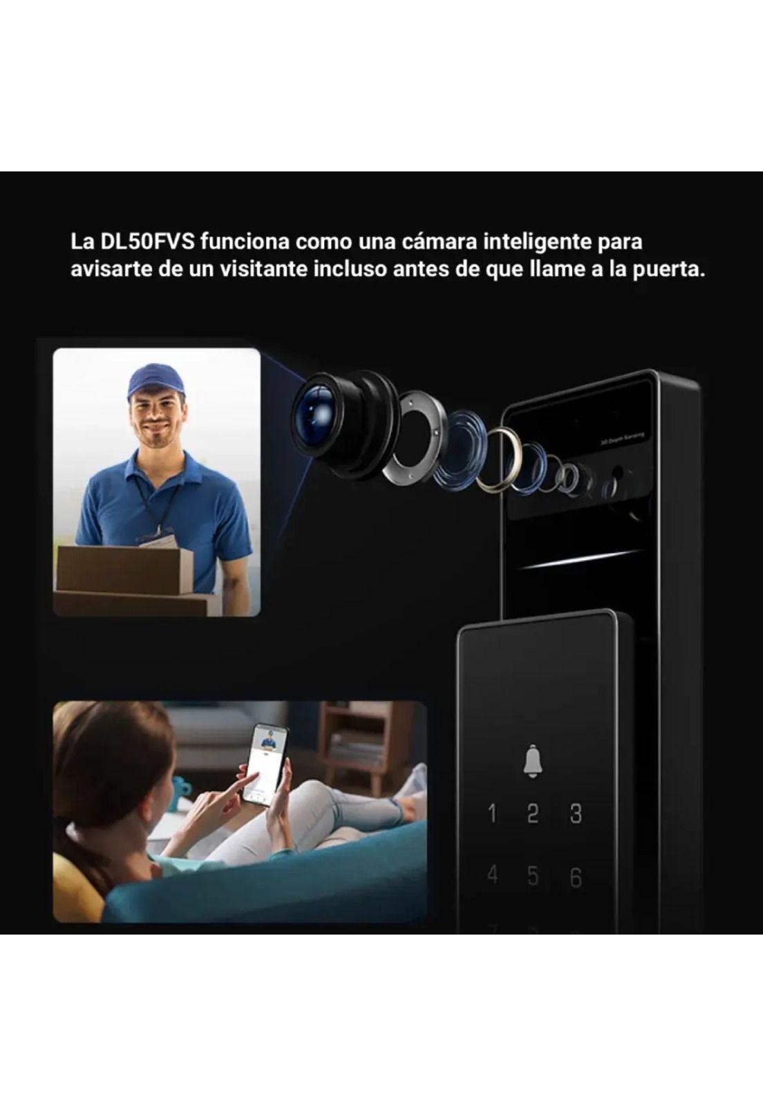 Ezviz DL50FVS Cerradura Inteligente Con Reconocimiento Facial-2