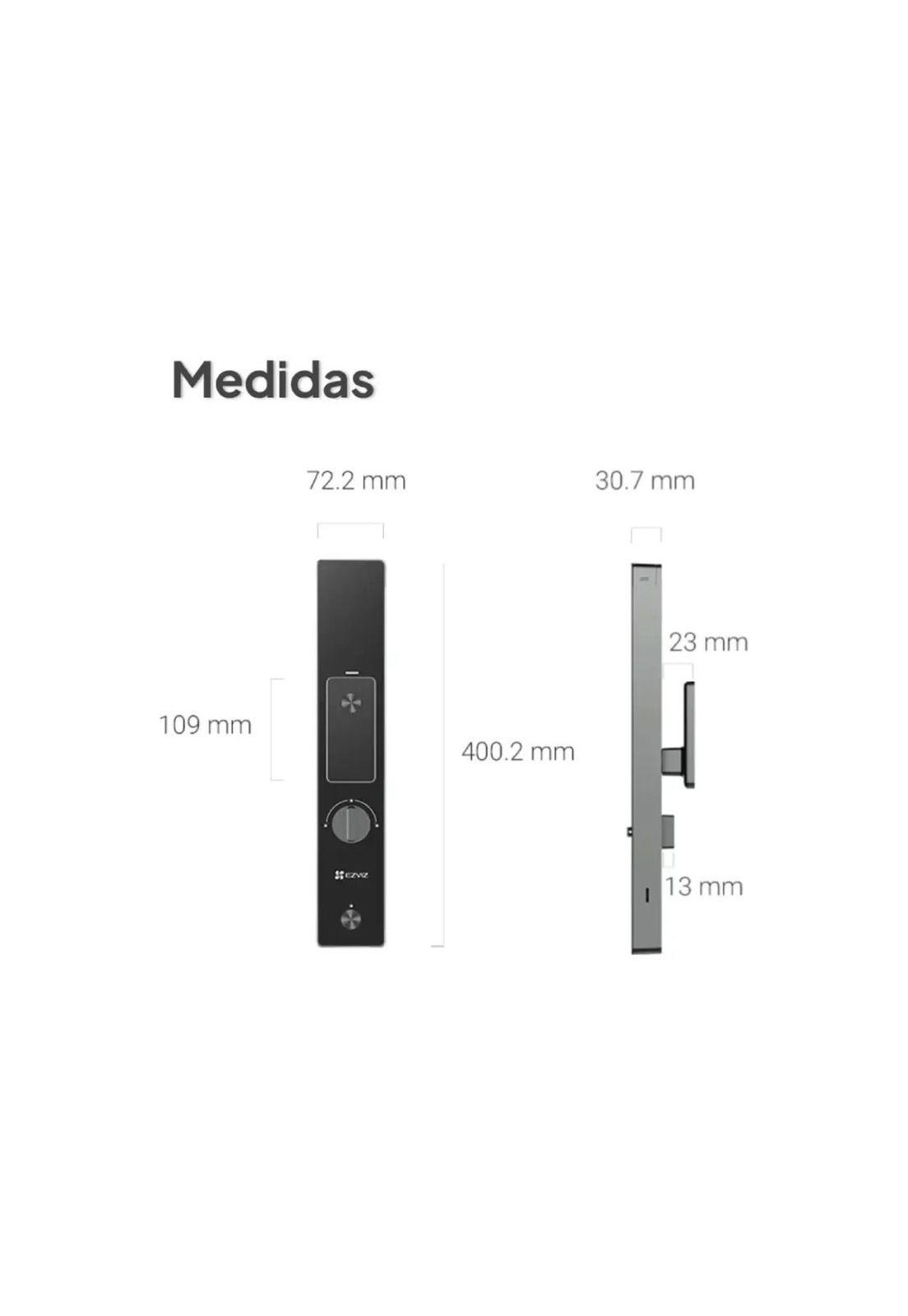 Ezviz DL50FVS Cerradura Inteligente Con Reconocimiento Facial-3