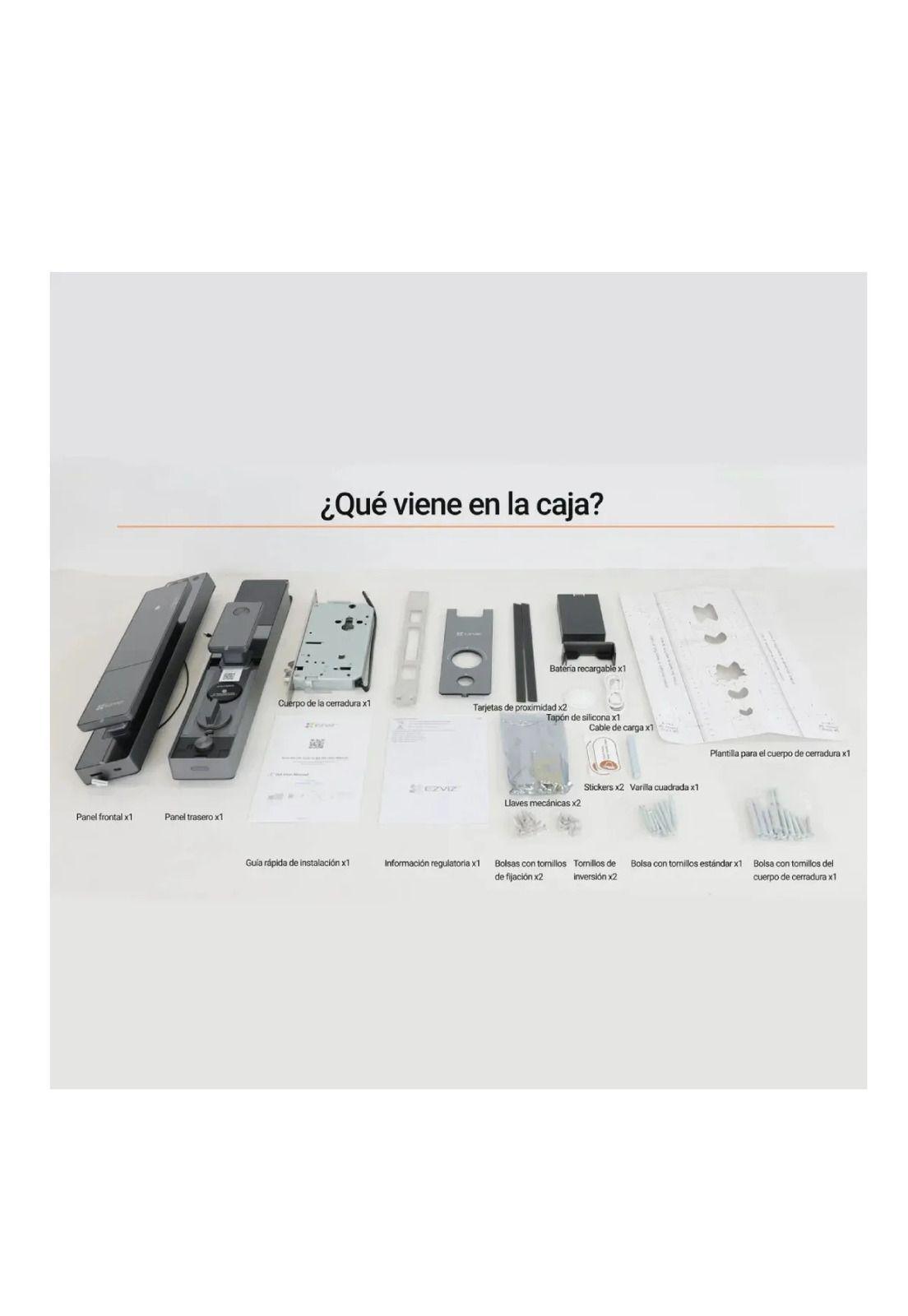 Ezviz DL50FVS Cerradura Inteligente Con Reconocimiento Facial-5