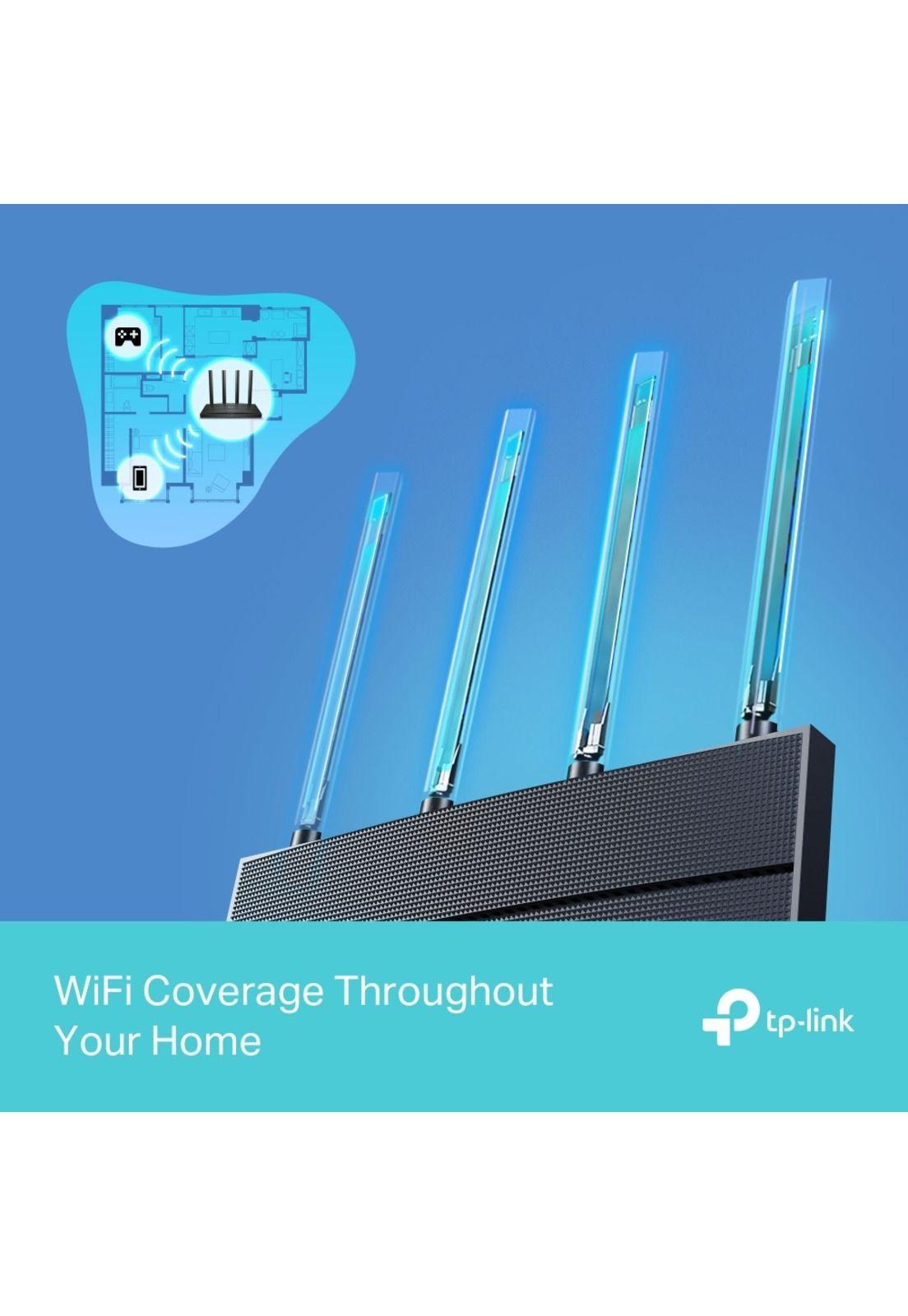 Router TP-Link Archer AX12 AX1500 Wi-Fi 6 Negro-3