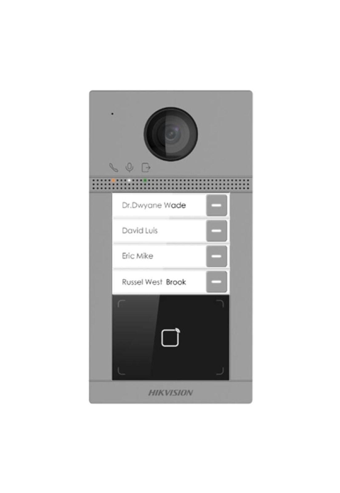 VideoPortero IP Hikvision 4 botónes 2MP HD Wifi PoE-2