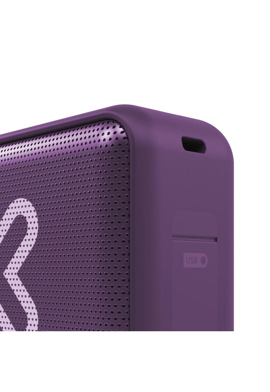 Parlante Portátil Klip Xtreme Port TWS Bluetooth IPX7 Morado-2