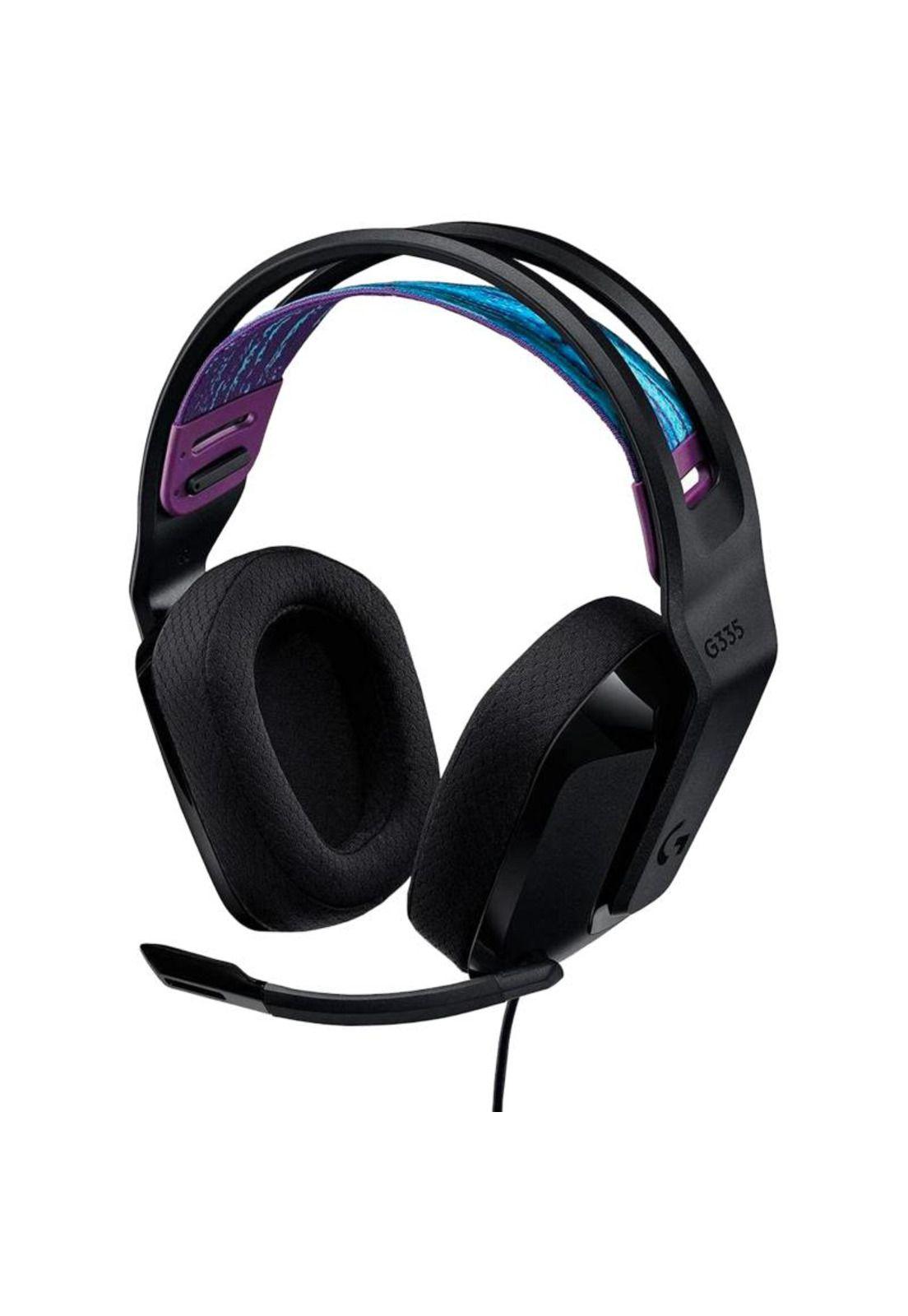 Audífonos Gamer Logitech G335 Multi-Plataforma Negro-0