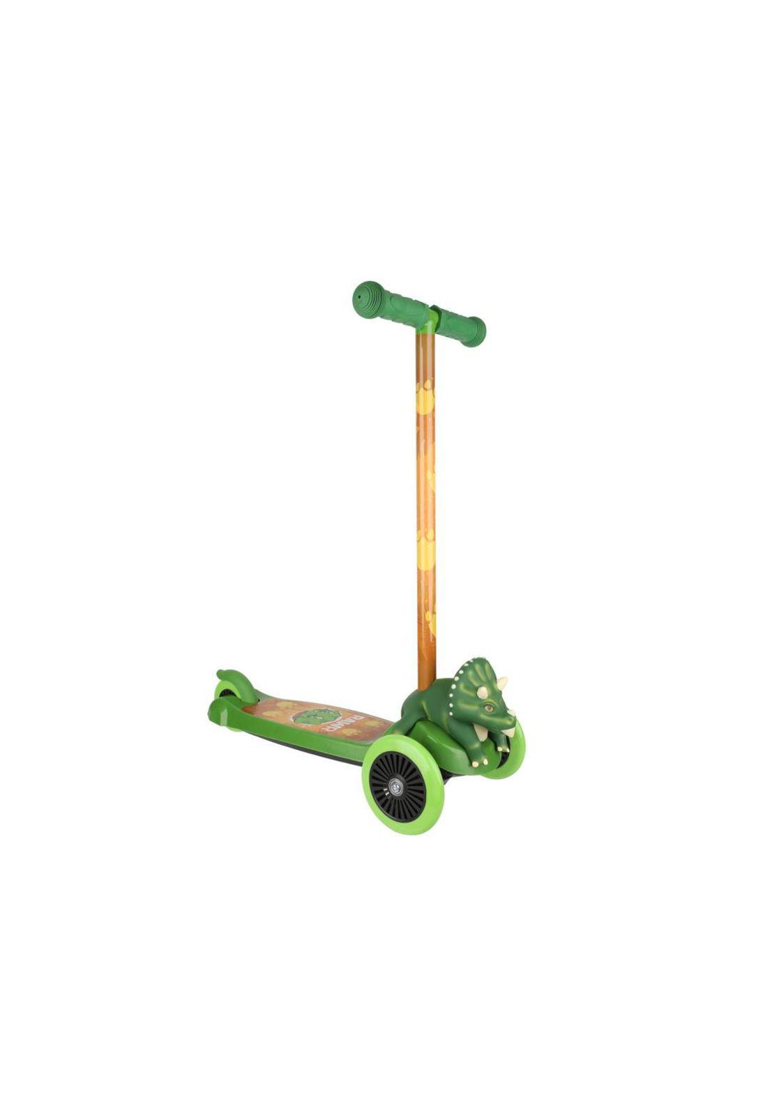 Scooter Vivitar DImension 3D Dinosaur Edad+3 Años Verde/Café-2