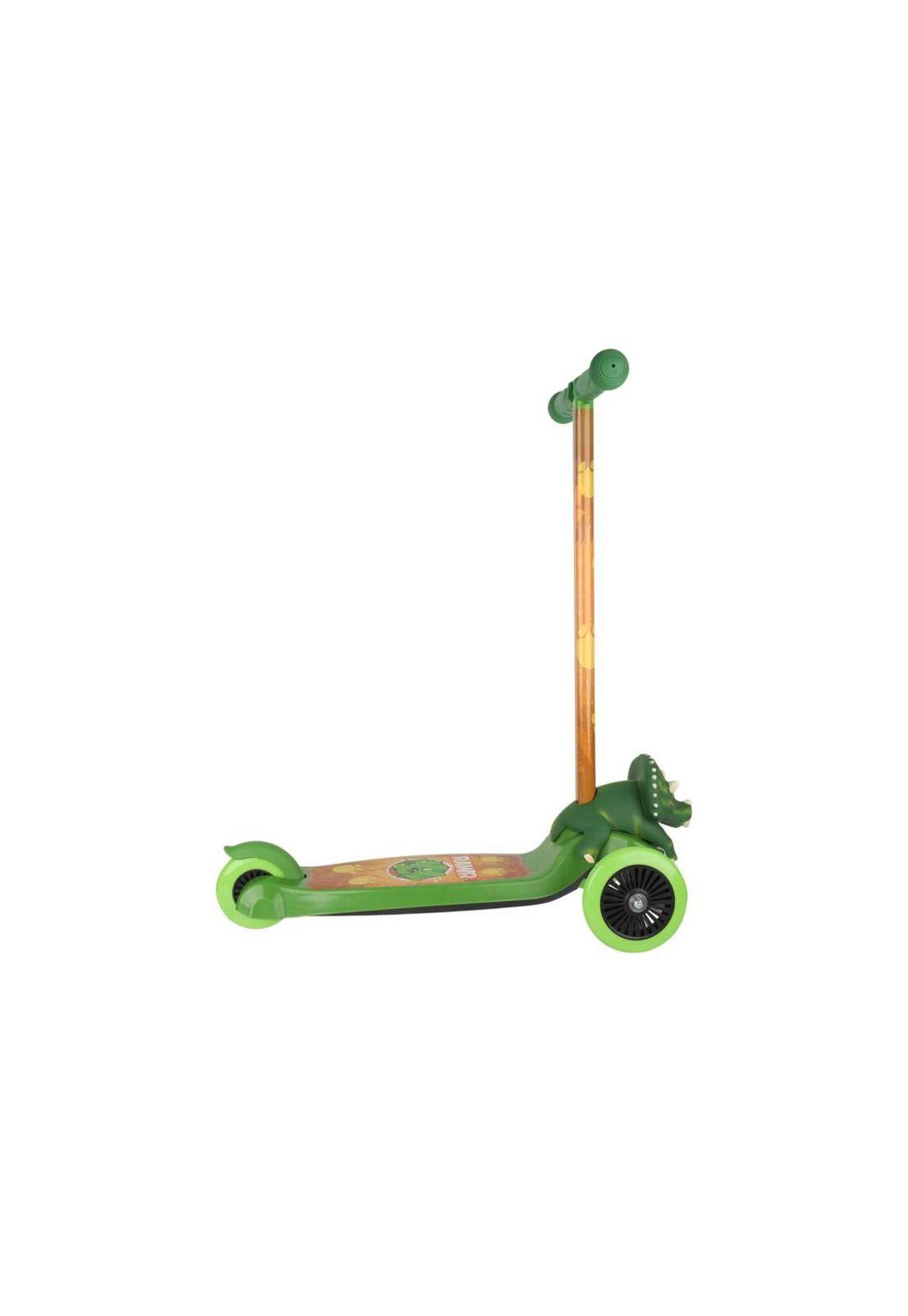 Scooter Vivitar DImension 3D Dinosaur Edad+3 Años Verde/Café-3