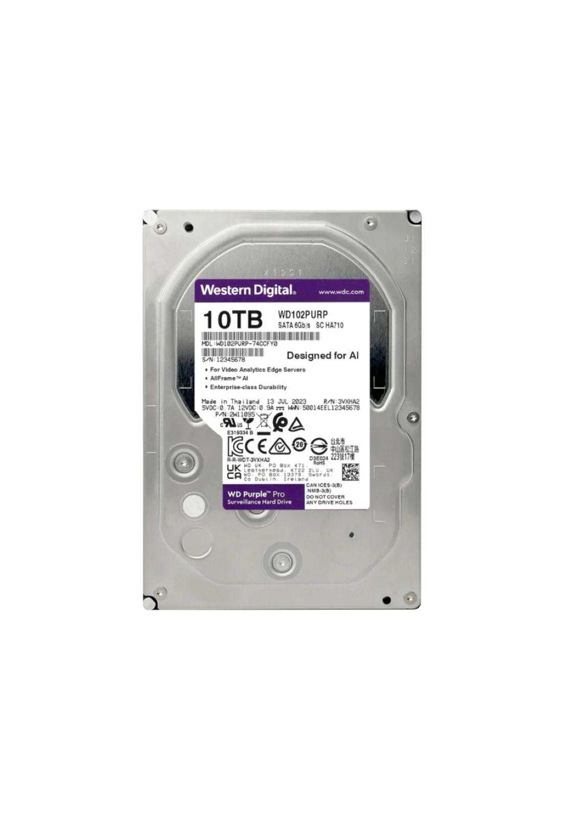 Disco Duro Western Digital Purple Pro 3.5" 10TB SATA-2