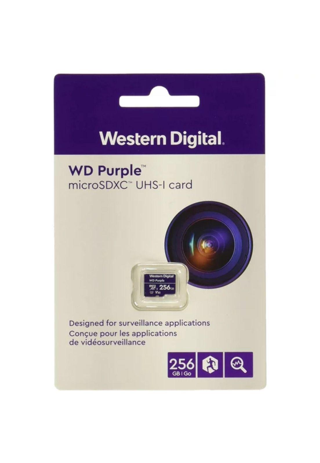 Tarjeta MicroSD Western Digital Purple SC QD101 256GB SDA6.0-2