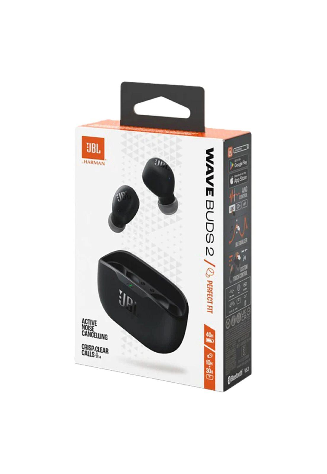 Audífonos JBL Wave Buds 2 USB-C Bluetooth IP54 Negro-2