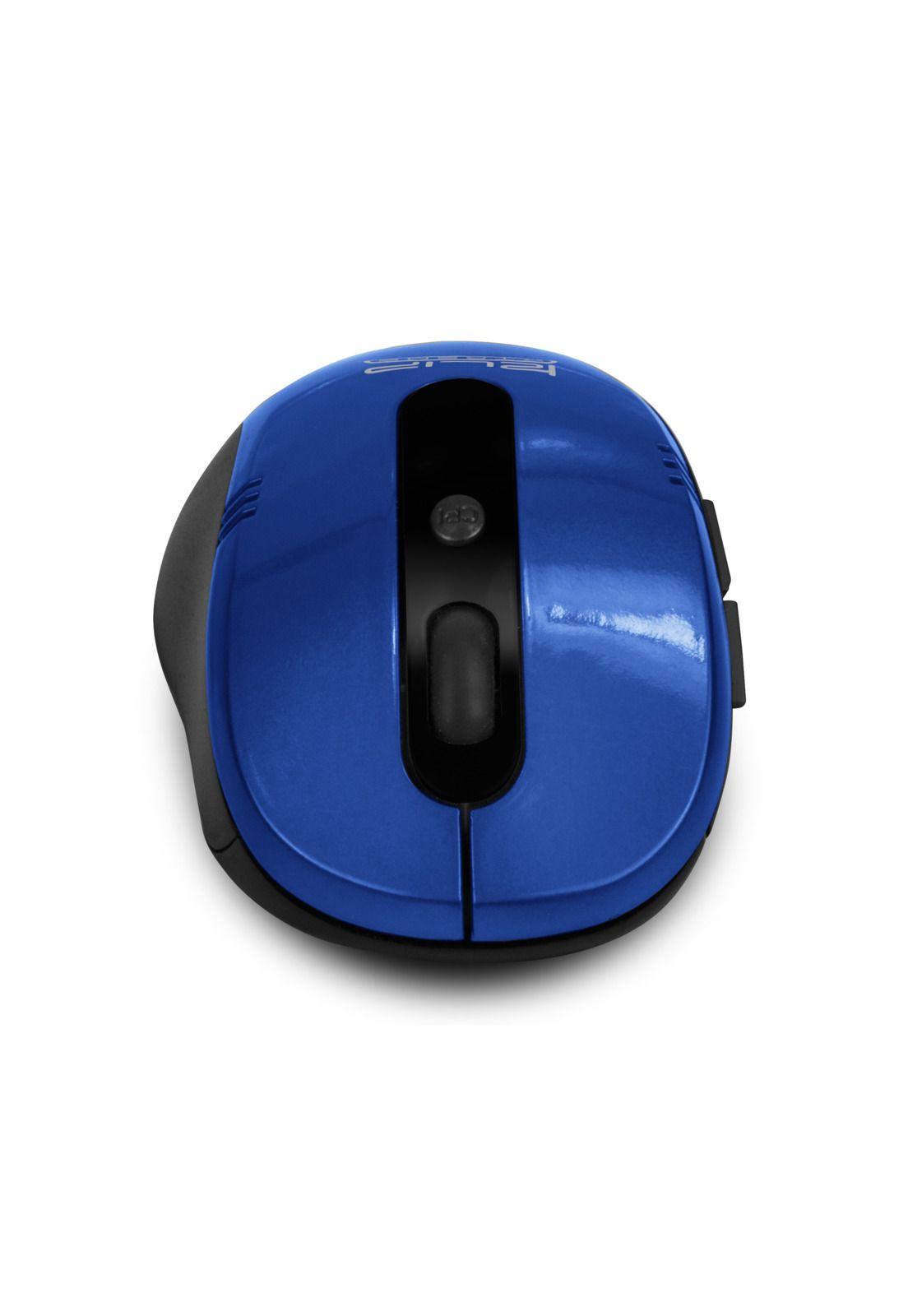 KlipX Mouse Inalambrico 3d 6 Botones Azul Kmw-340bl-1