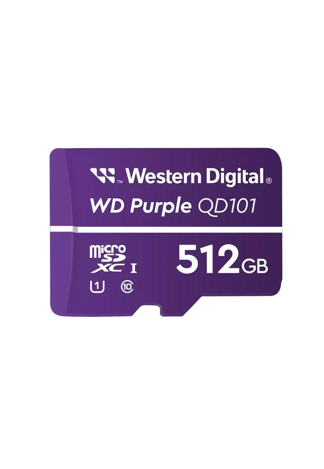 Tarjeta microSD Western Digital QD101 512GB Púrpura-0