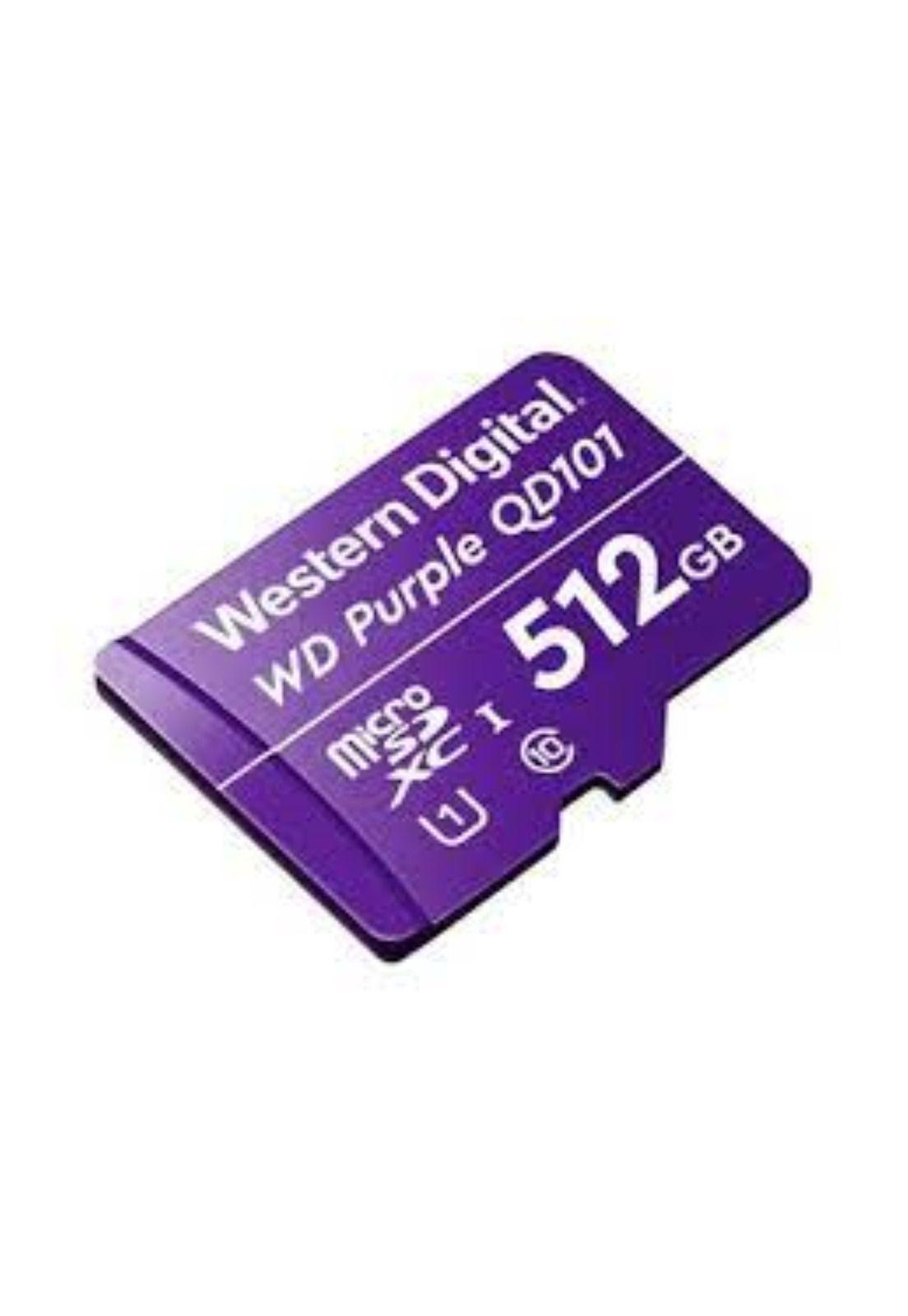 Tarjeta microSD Western Digital QD101 512GB Púrpura-1
