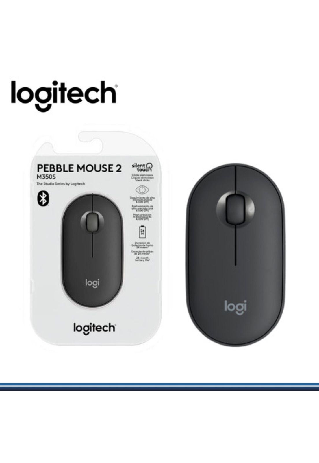 Mouse Logitech Pebble 2 M350s Inalámbrico BT Gris-3