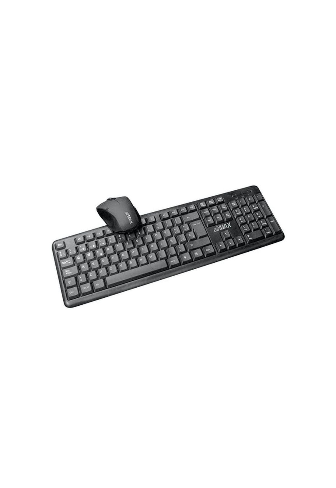 KIT TECLADO Y MOUSE CLIO USB NEGRO GMK-1-1