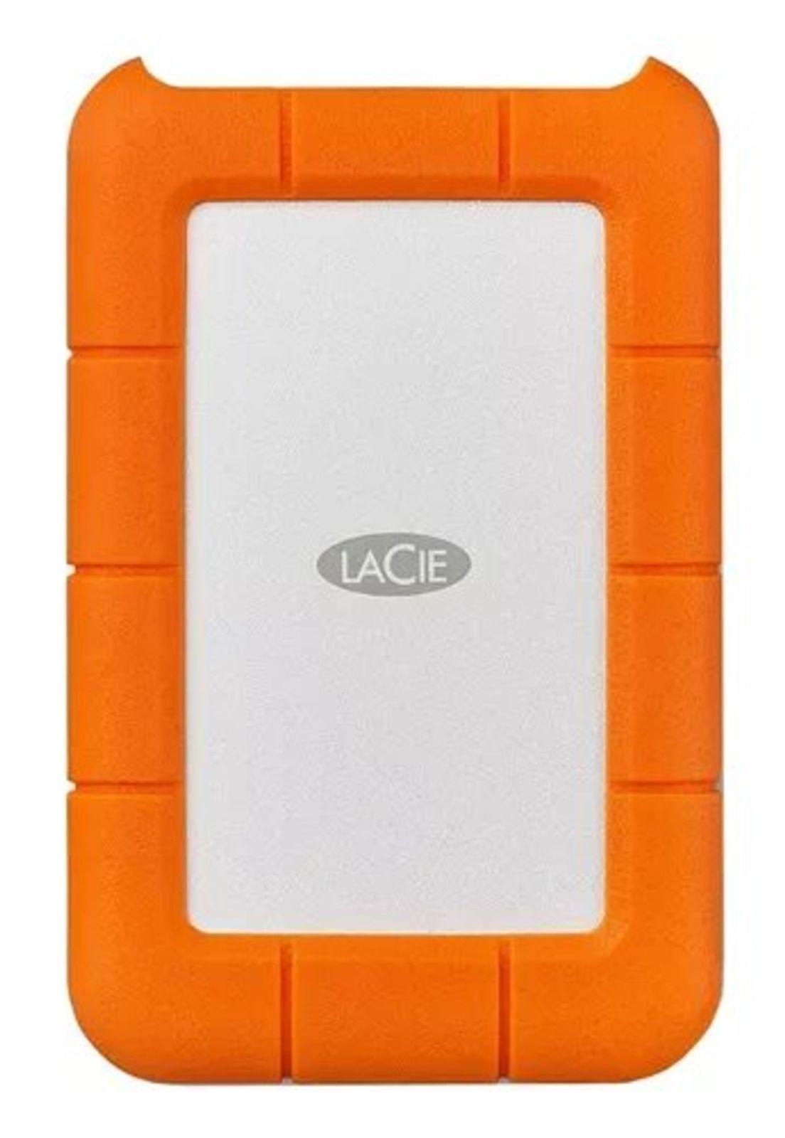 Disco Portátil LaCie Rugged de 4TB USB-C Naranja-0