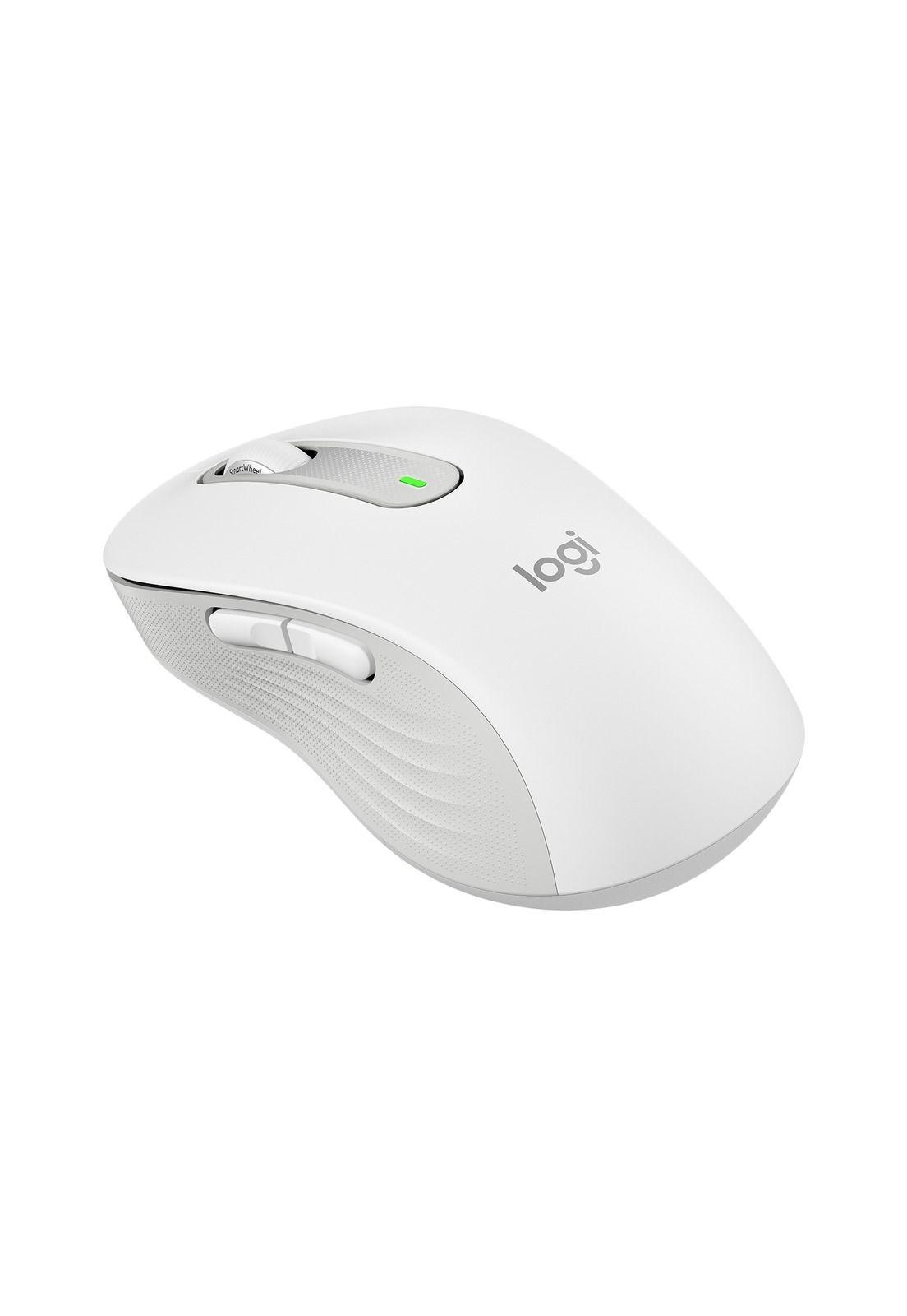 Mouse Inalámbrico Logitech Signature M650 Large Blanco-3