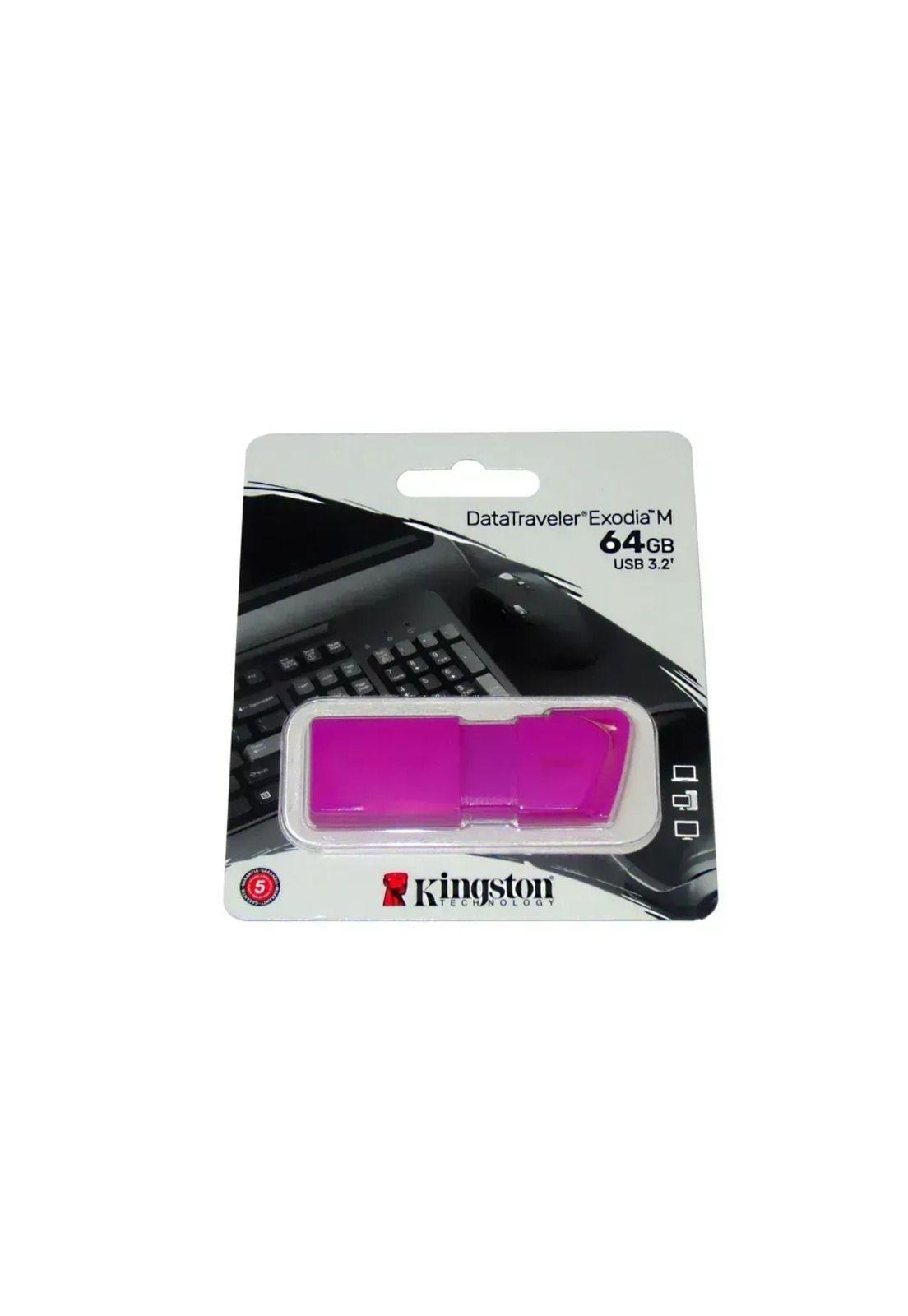 Pendrive Kingston DataTraveler Exodia M 64GB USB 3.2 Morado-3