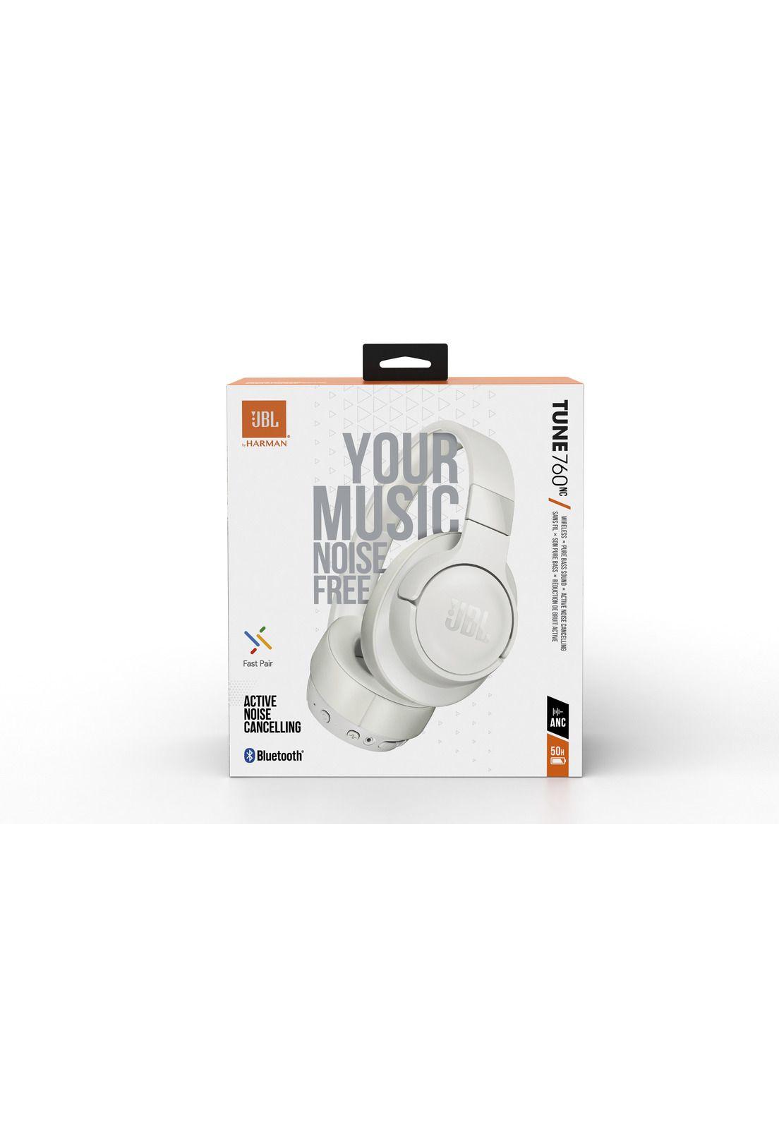 Audífonos Inalámbricos JBL Tune 760NC Bluetooth Blanco-0