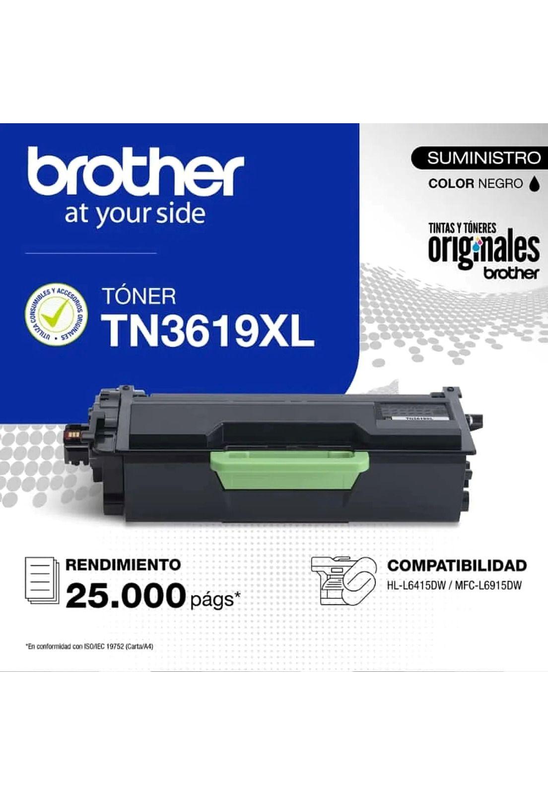 Tóner Original Brother 3619XL 25000 páginas Negro-1