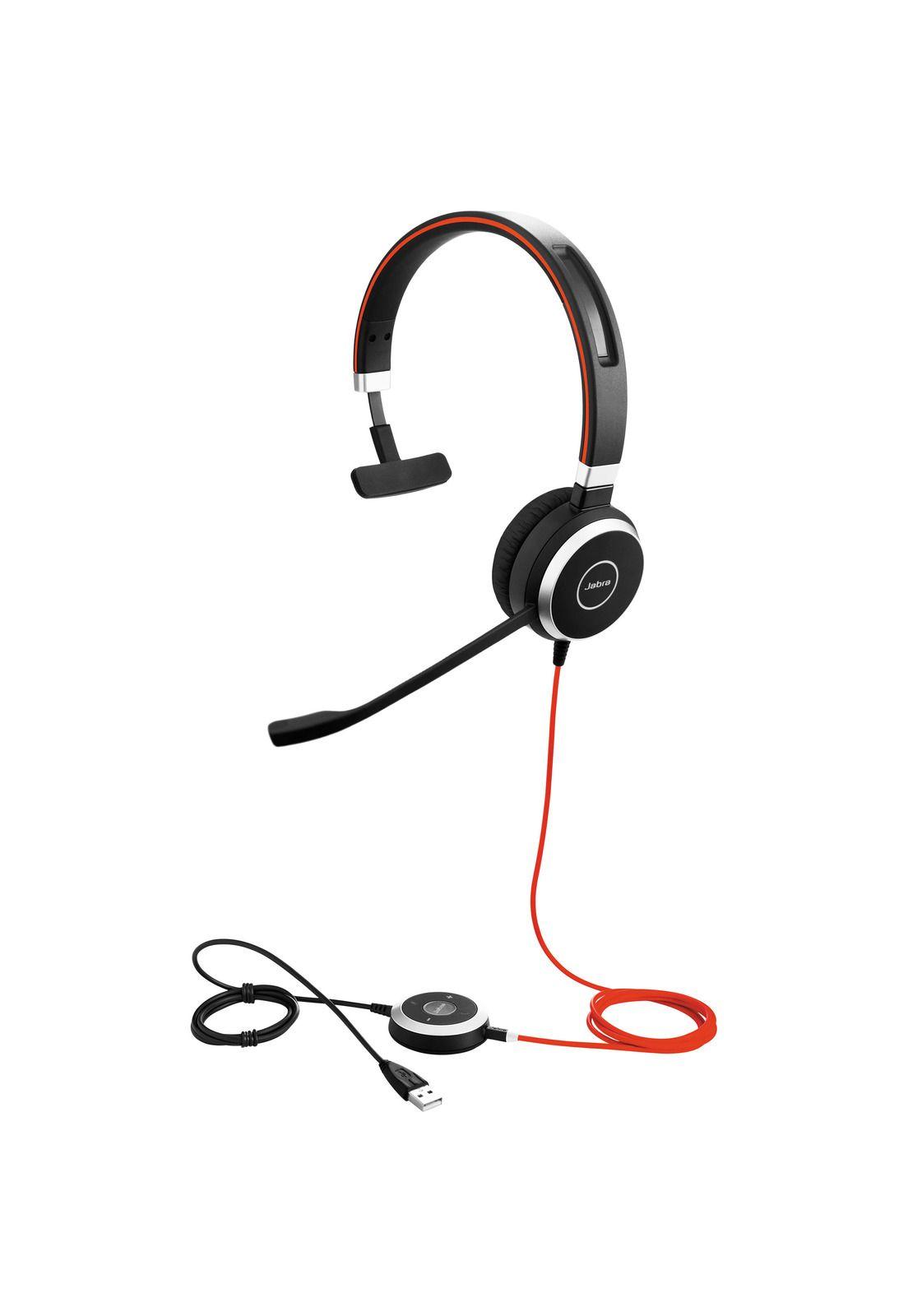 Audífonos Jabra mono EVOLVE 40 MS USB 3.5 mm jack Negro-0
