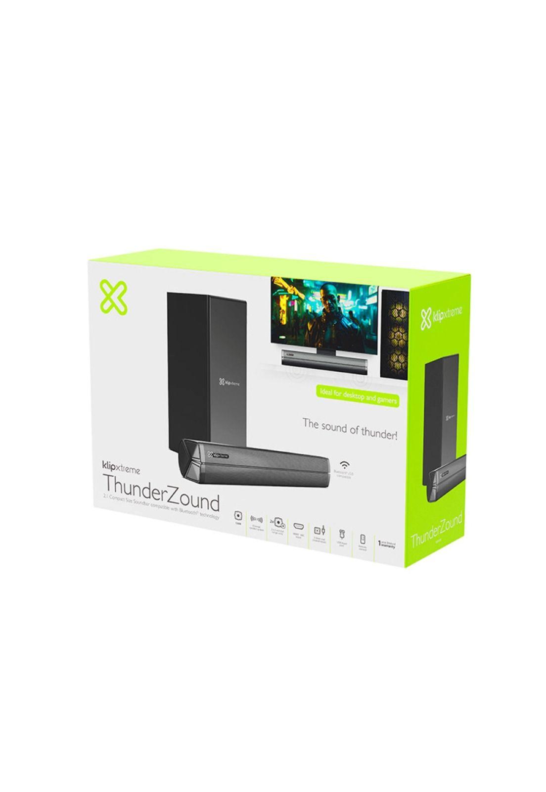 Barra de Sonido KlipXtreme ThunderZound BT 120W HDMI USB-4