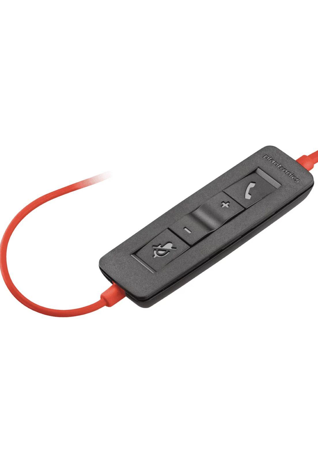 Audífonos Poly Blackwire 3220 USB-C Adaptador USB-A-1