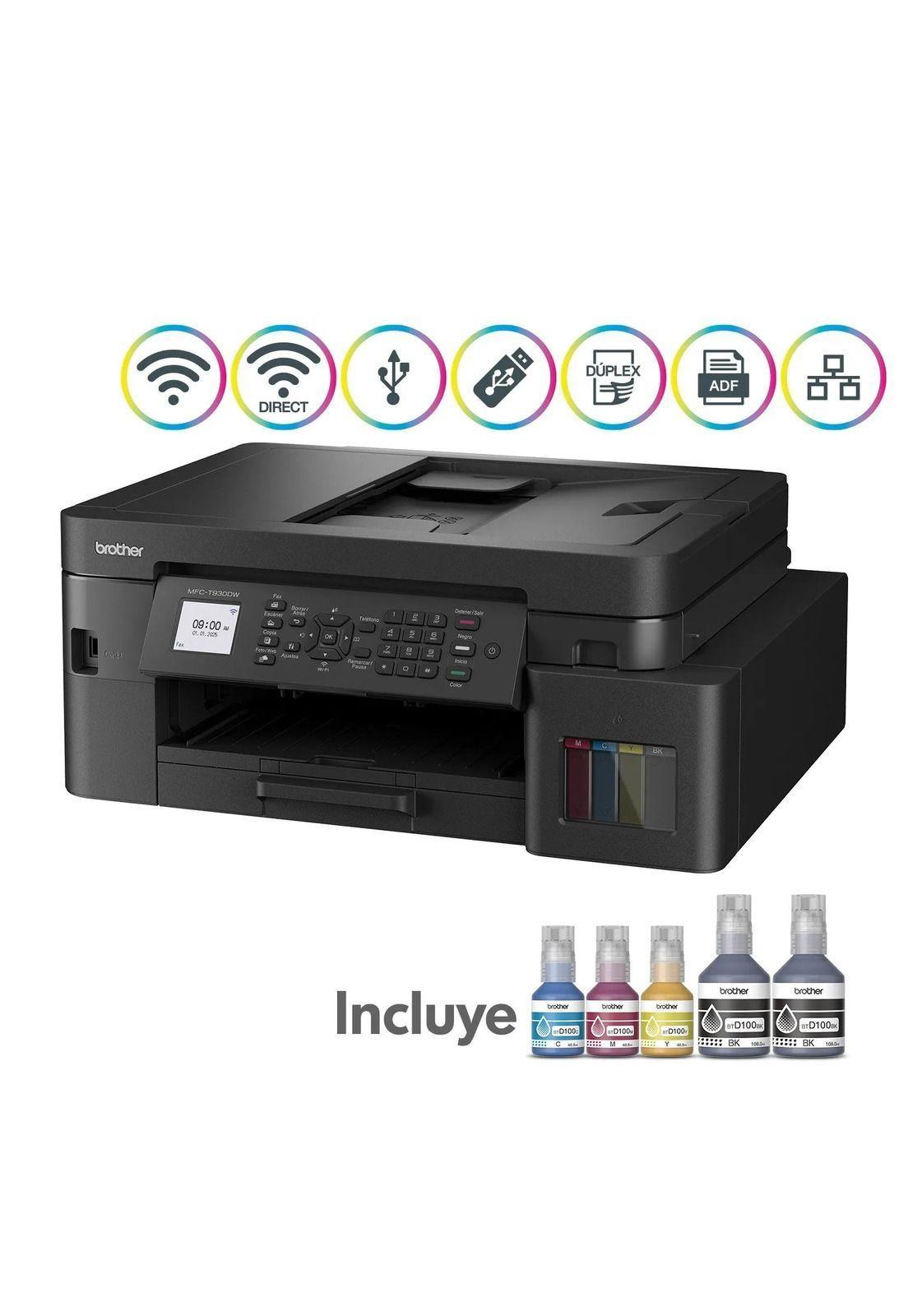 Pack tintas y Multifuncional Brother InkBenefit MFC-T930DW-1
