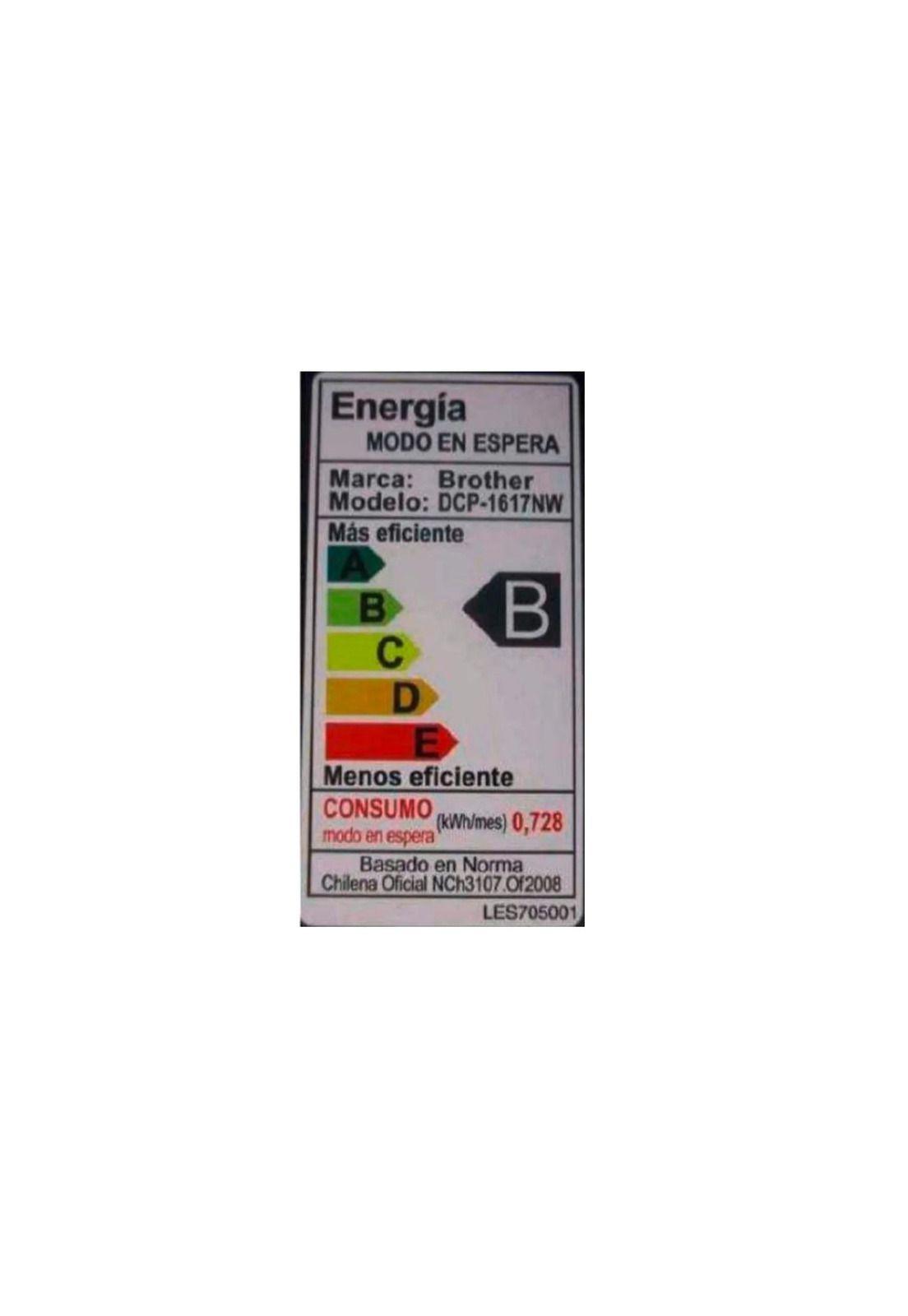 Impresora Multifuncional Láser Brother DCP1617NW-3