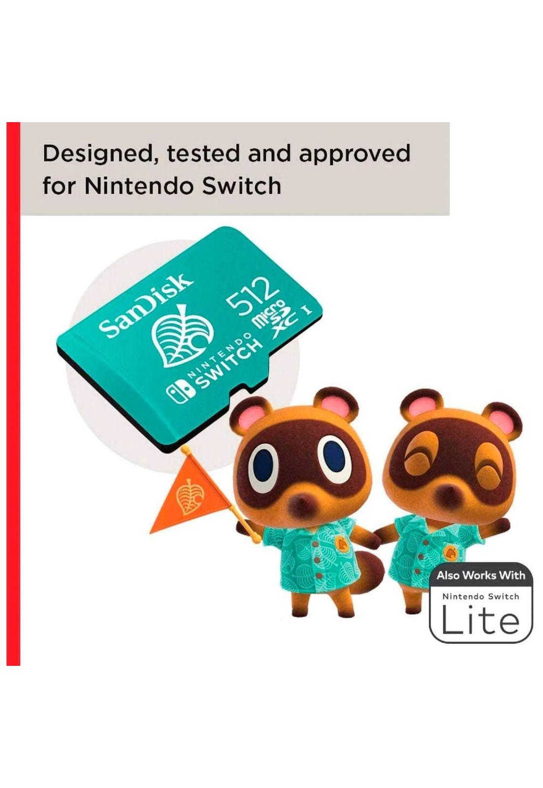 Micro SD UHS-I Sandisk Nintendo Switch 512GB-3