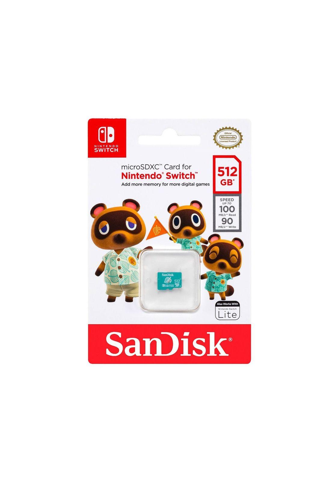 Micro SD UHS-I Sandisk Nintendo Switch 512GB-4