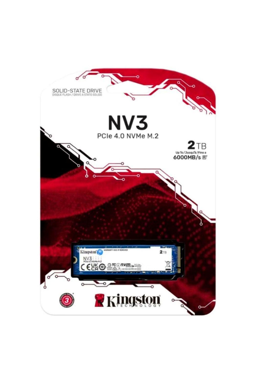 SSD Kingston 2TB NV3 PCIe 4.0 NVMe M.2 2280-2