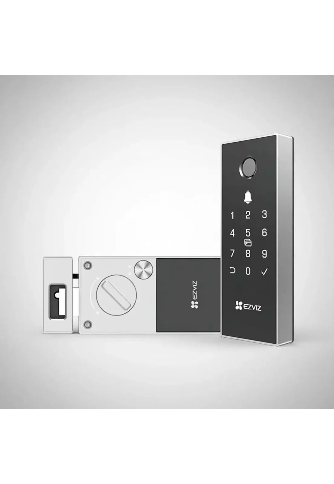 Cerradura Inteligente Wifi Ezviz Dl03 Pro Con Huella Digital Plata-3