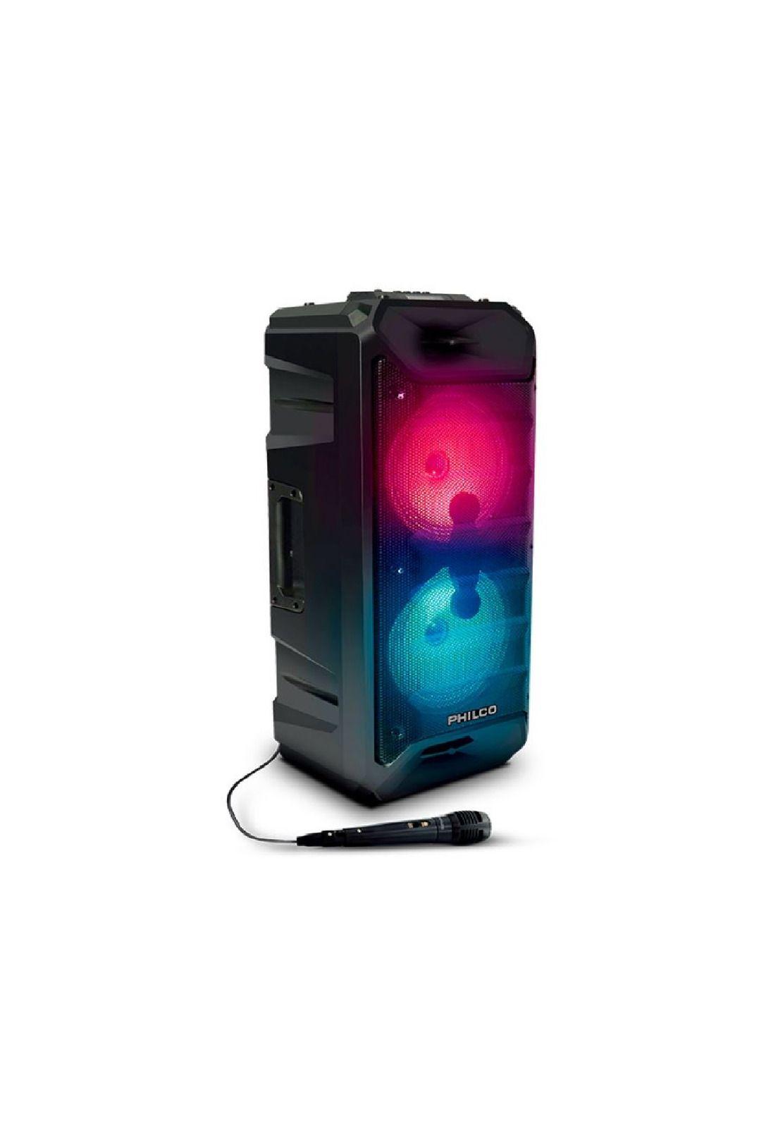 Parlante Karaoke Bluetooth Philco 760BK RGB 6.5" 7000w-0