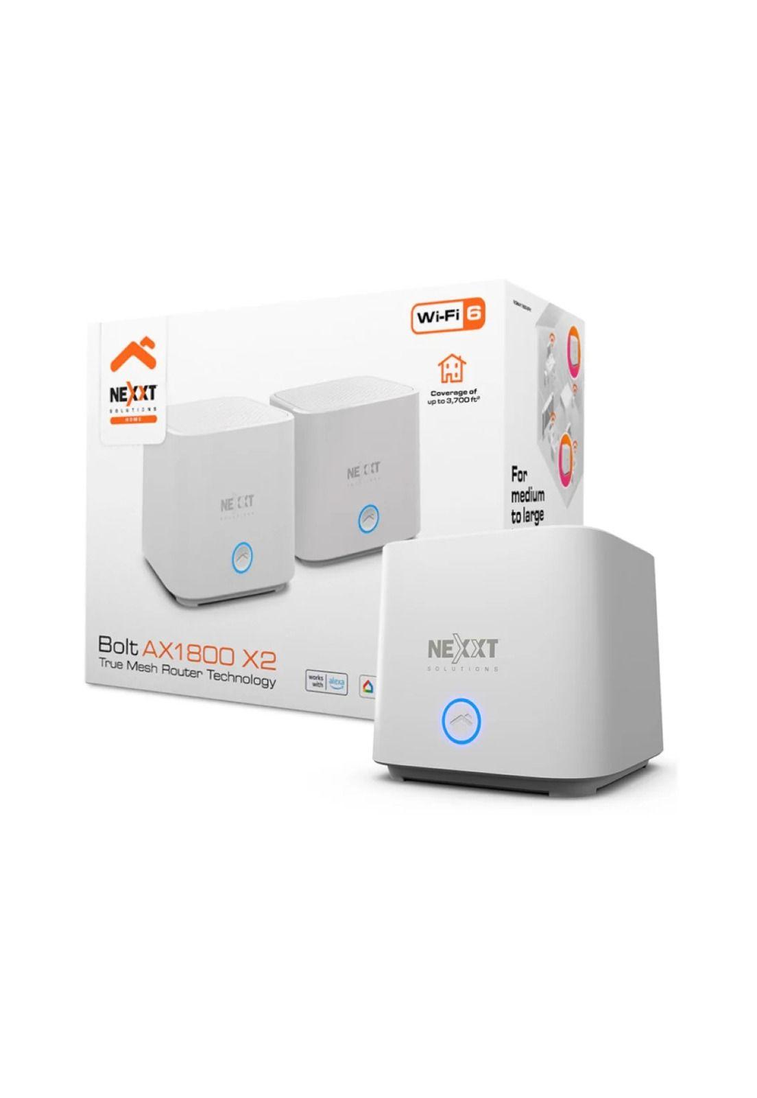 Sistema Wi-Fi 6 Mesh Bolt AX1800 Nexxt 2-pack-0
