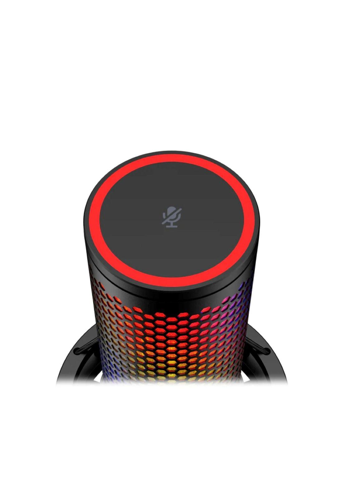 Micrófono Gamer Hyperx Quadcast S Streaming RGB USB-3