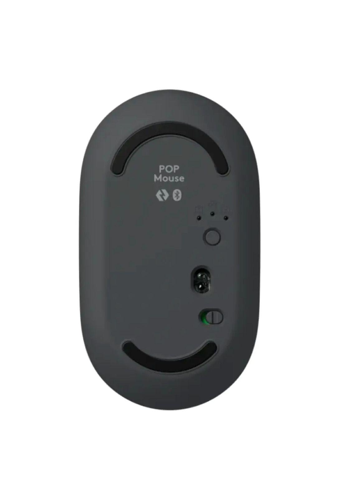 Kit Logitech Pop Icon Teclado + Mouse Inalámbrico BT Grafito-3