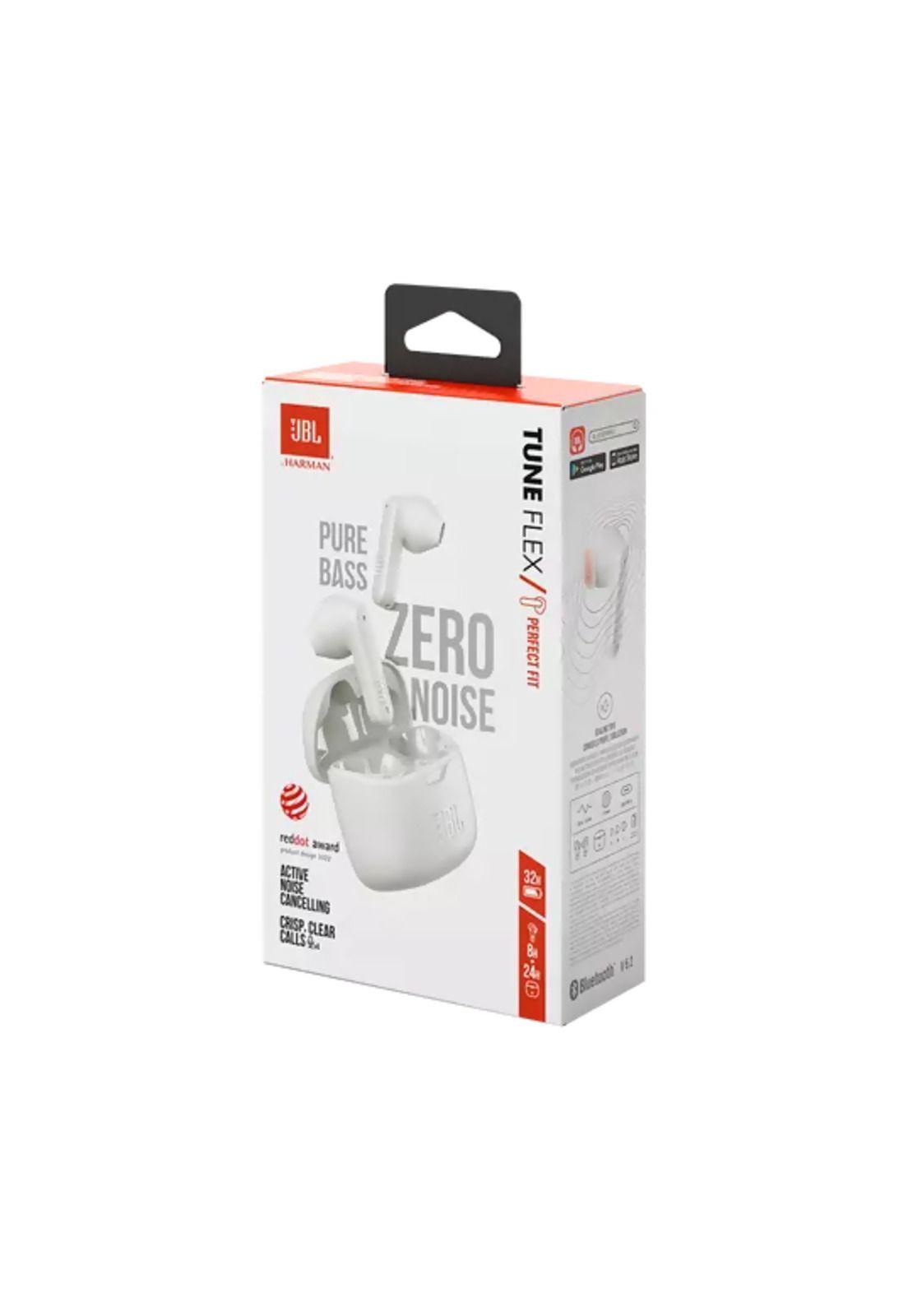 Audífonos JBL Tune Flex Inalámbricos Bluetooth Blanco-4